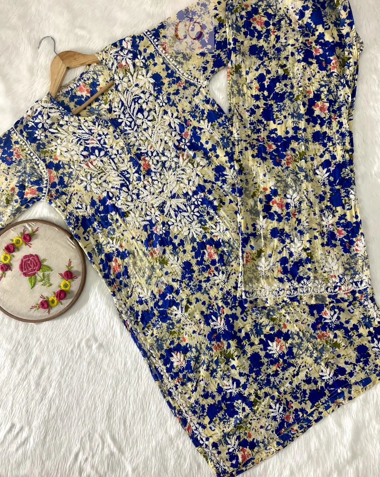 Mul Cotton Combo - chikankariofficial