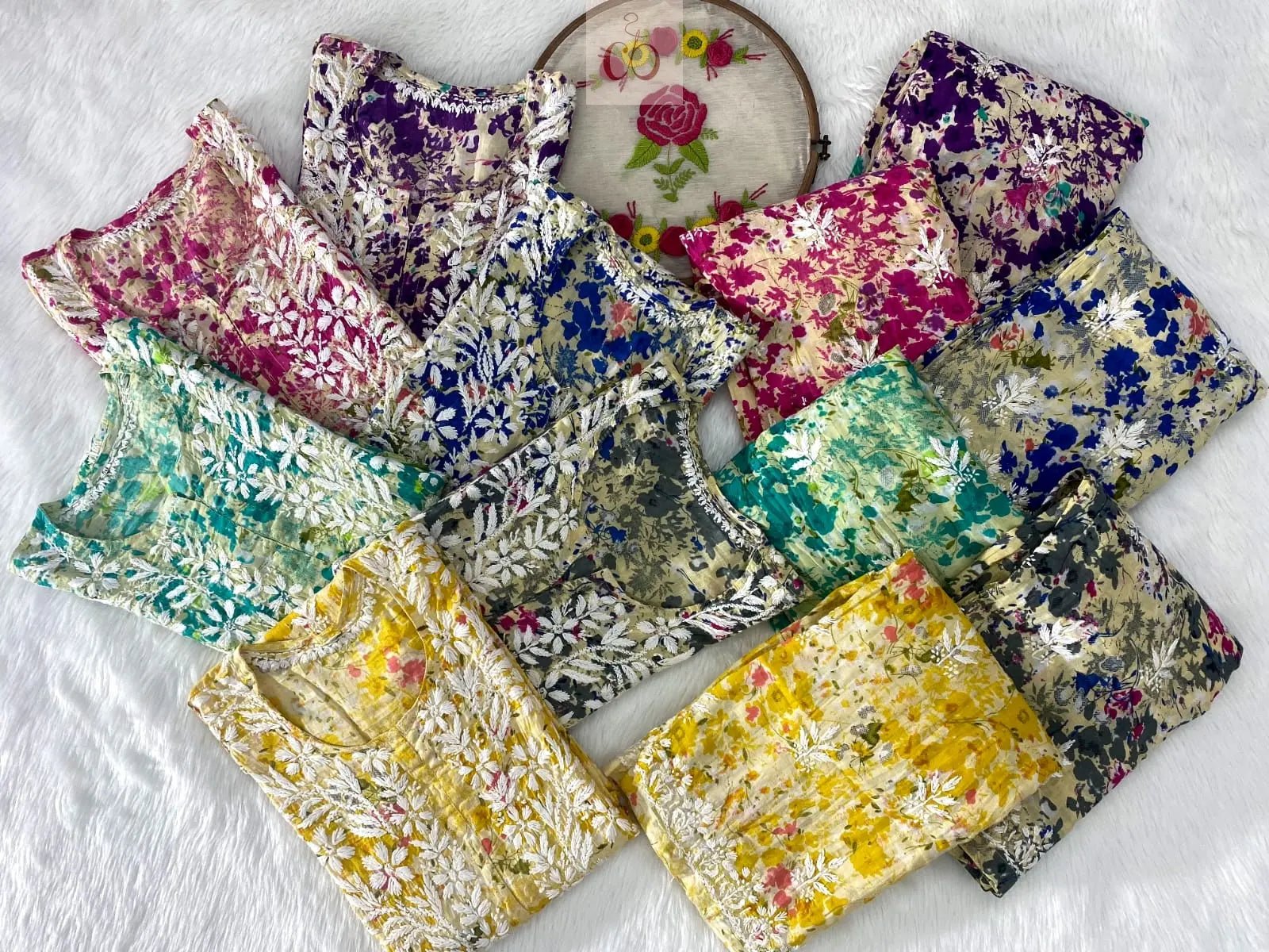 Mul Cotton Combo - chikankariofficial