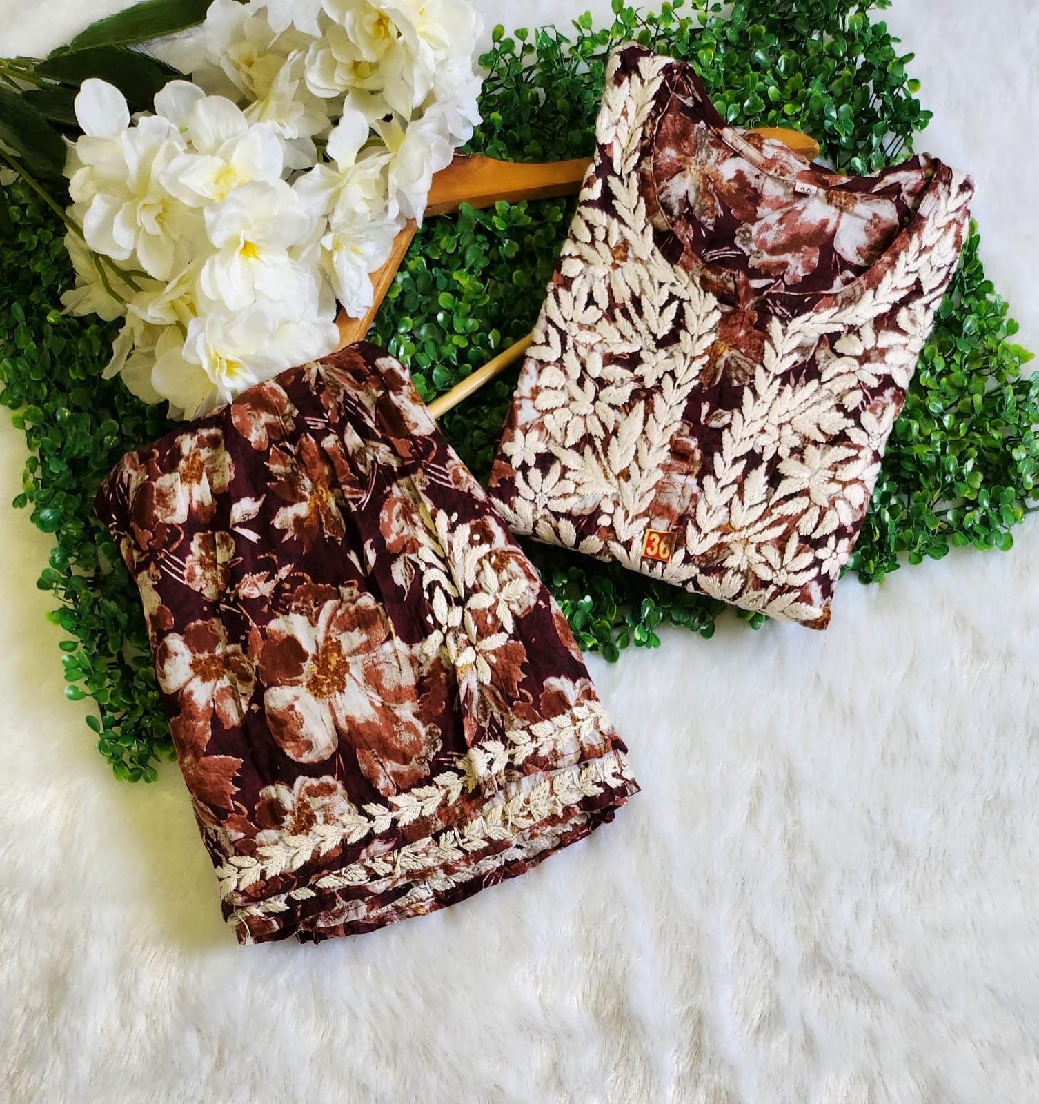 Mul Cotton Gharara Set - chikankariofficial