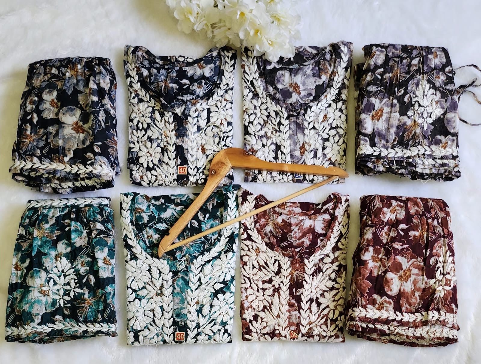 Mul Cotton Gharara Set - chikankariofficial