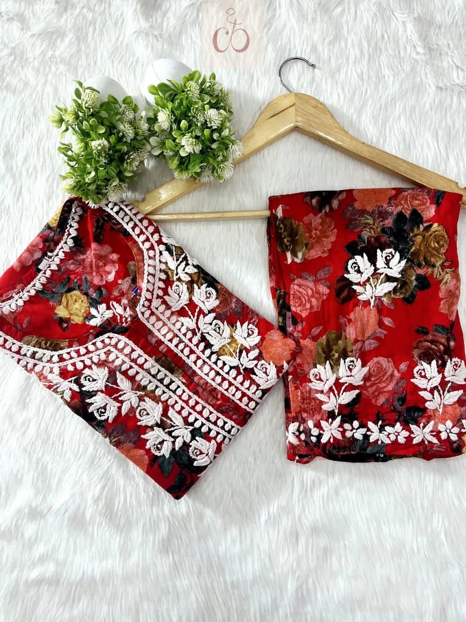 Mul new Concept Kurti Plazzo Combo.. - chikankariofficial