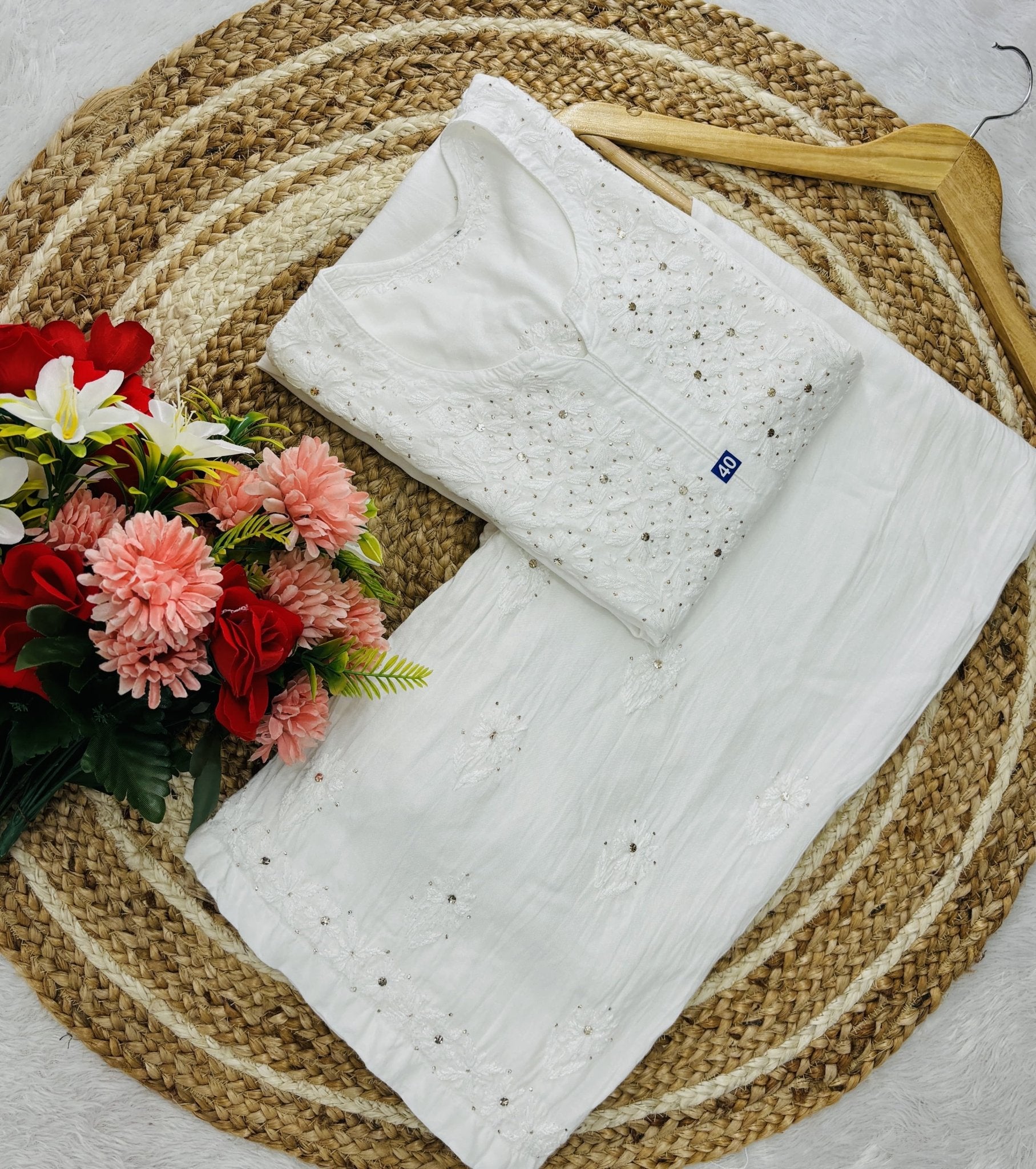 Muqaish Work Special Rayon Combo - chikankariofficial