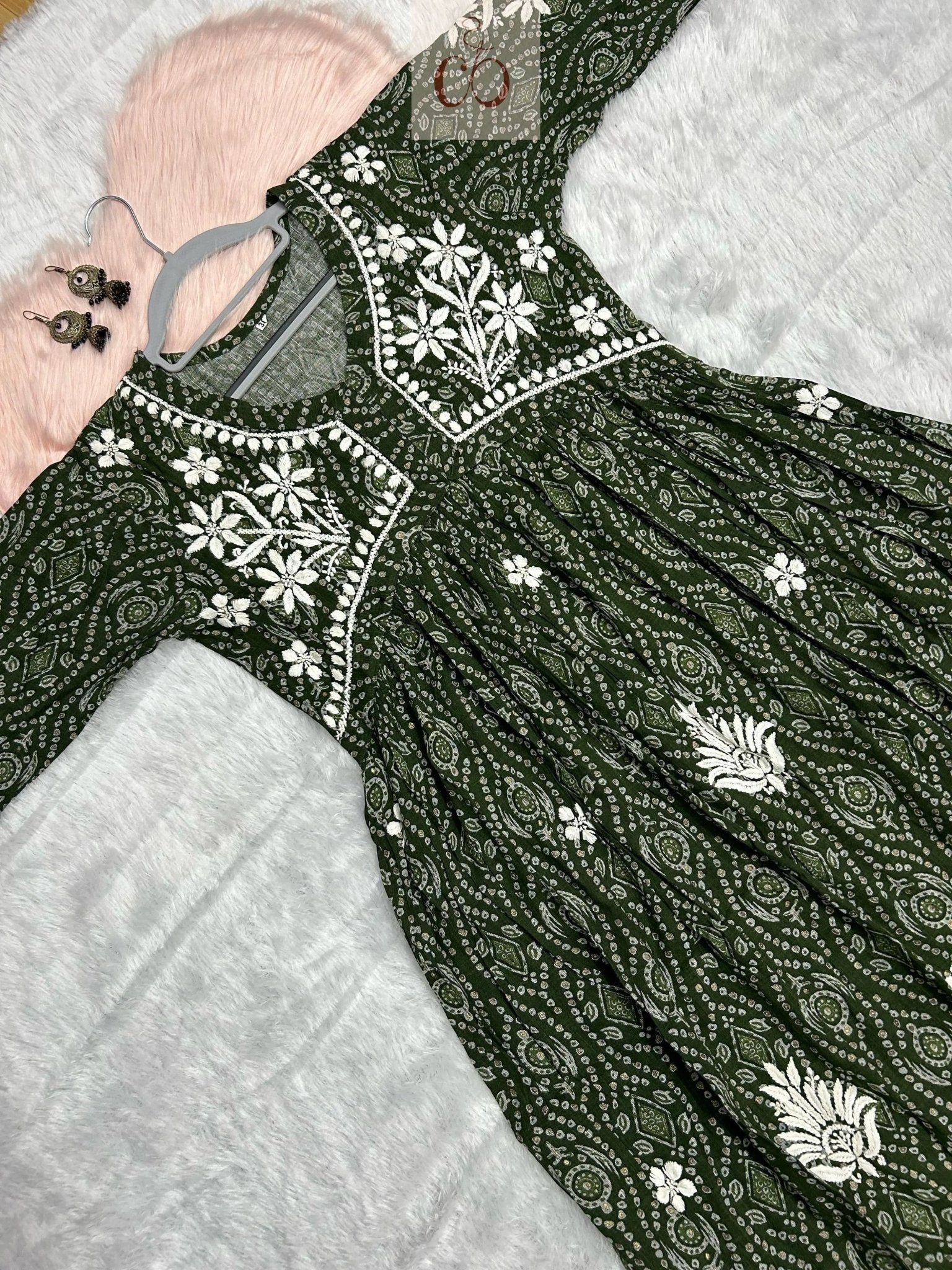 Nyra cut SlubCotton Set - chikankariofficial