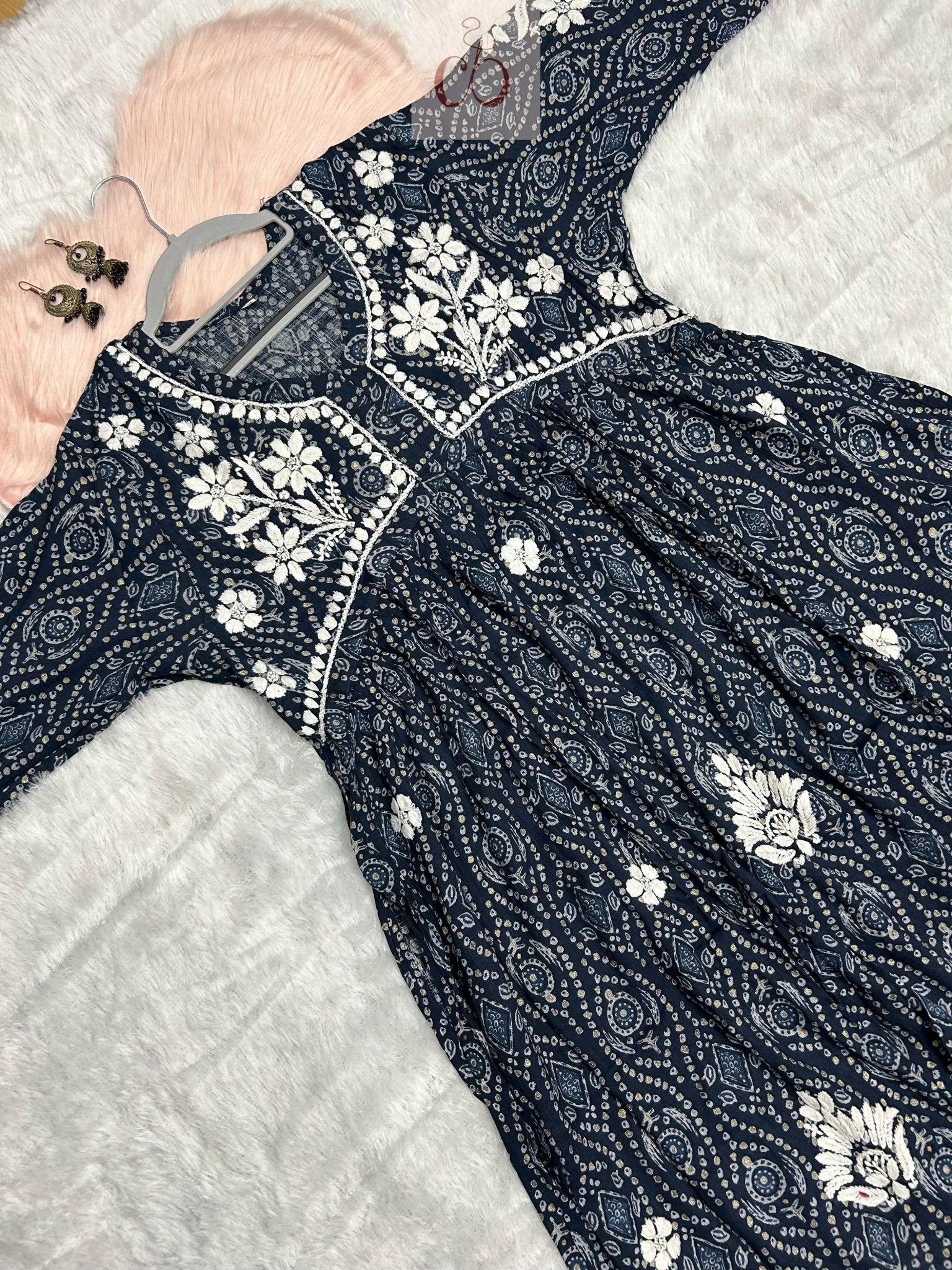 Nyra cut SlubCotton Set - chikankariofficial