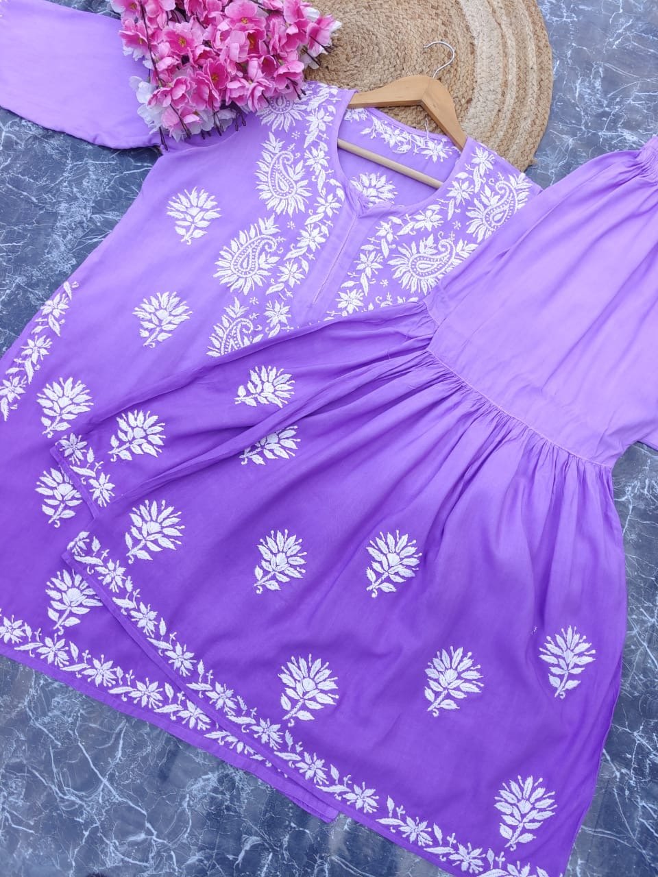 Ombre Dyed Gharara Sets - chikankariofficial