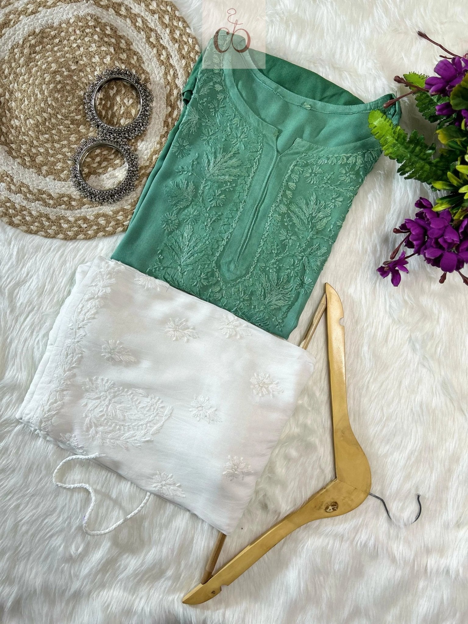 Ombre Dyed Rayon Short Top ‼️ Price Drop 😍 Sanvi special - chikankariofficial