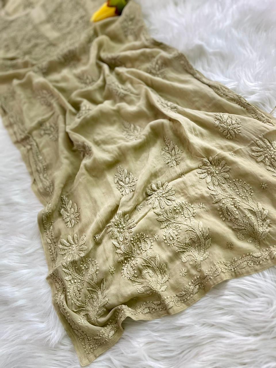 Perfect Fit viscose Chikankari - chikankariofficial