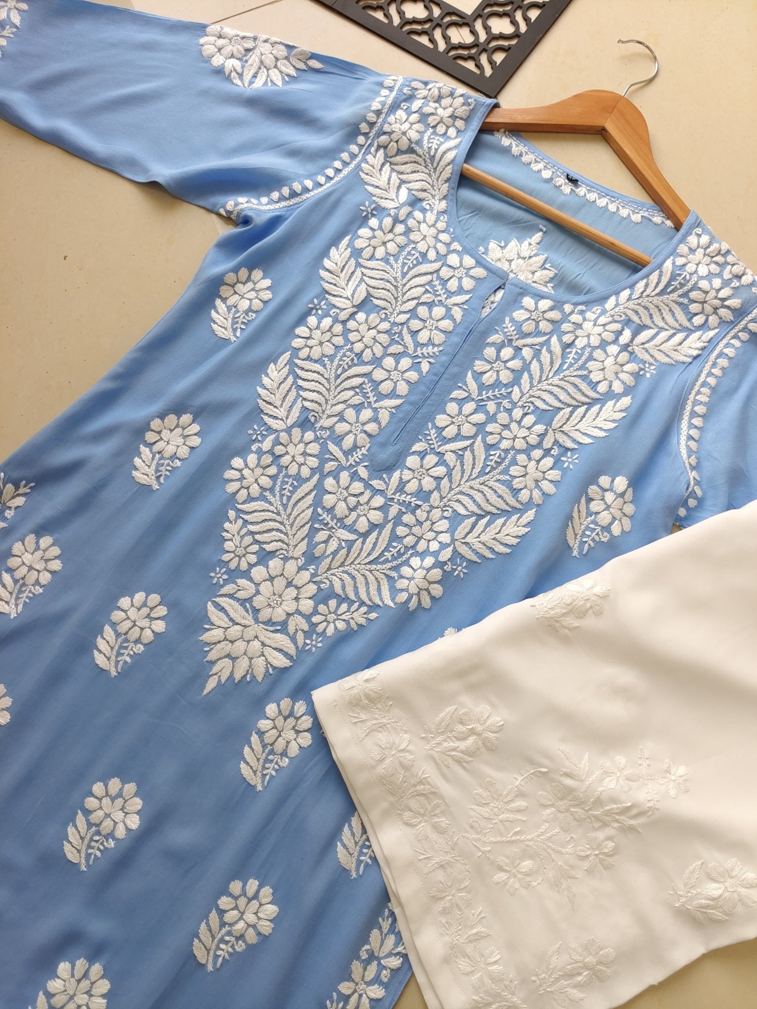 Premium 3D Modal worm Daman Kurta - chikankariofficial