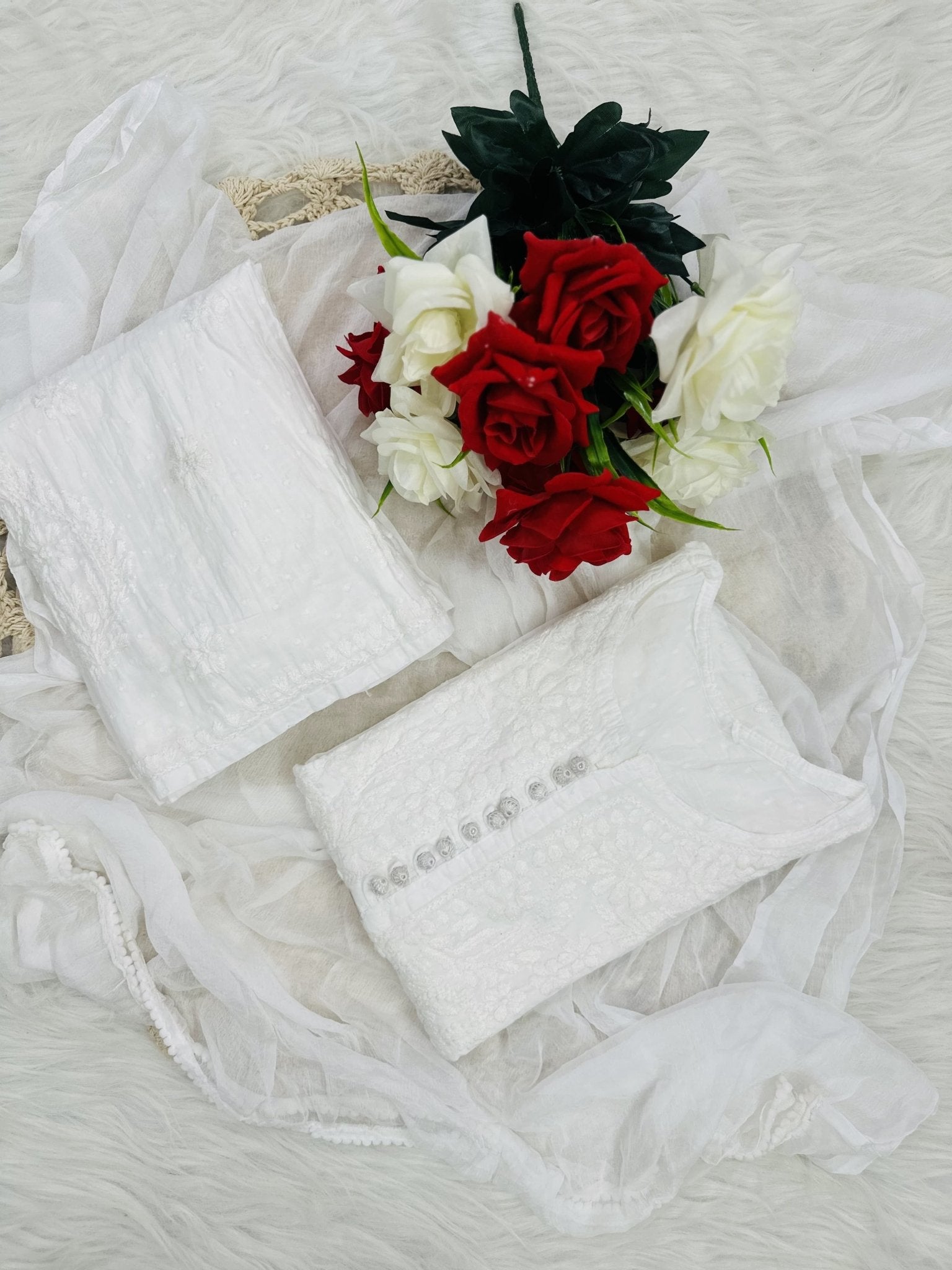 Premium dobby plazzo set (3pc) 2025 ✨ - chikankariofficial