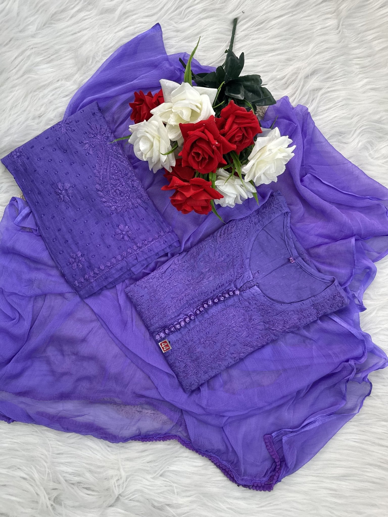 Premium dobby plazzo set (3pc) 2025 ✨ - chikankariofficial