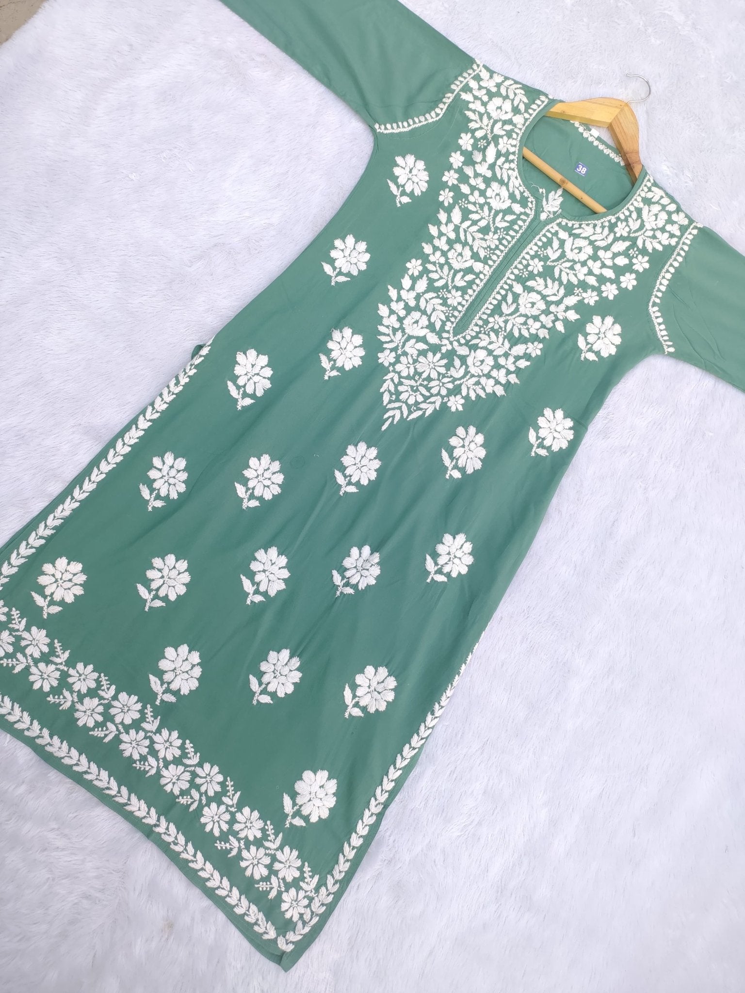 Premium heavy Work Modal kurti - chikankariofficial