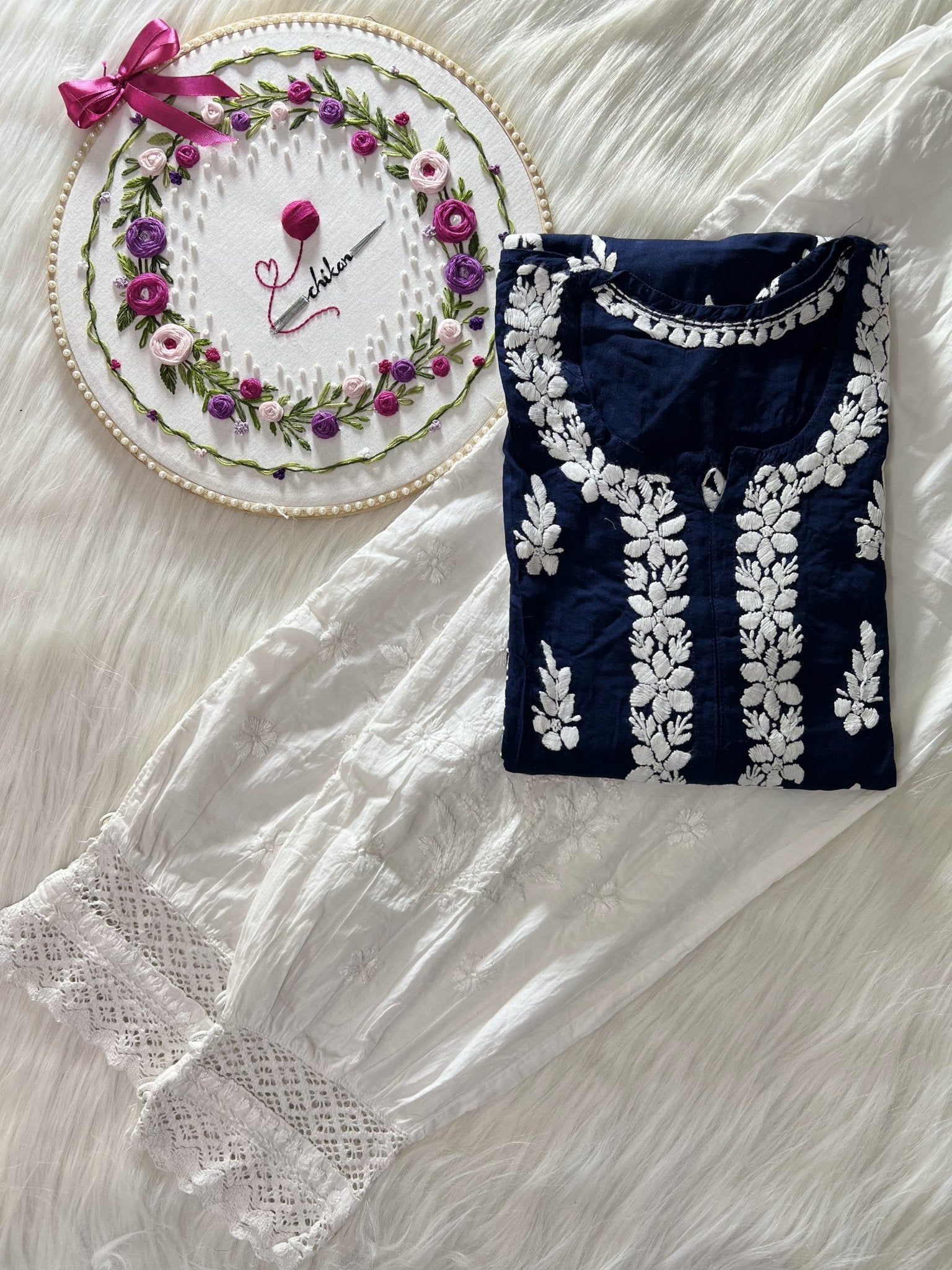 Premium launched Modal Kurti Set pair - chikankariofficial