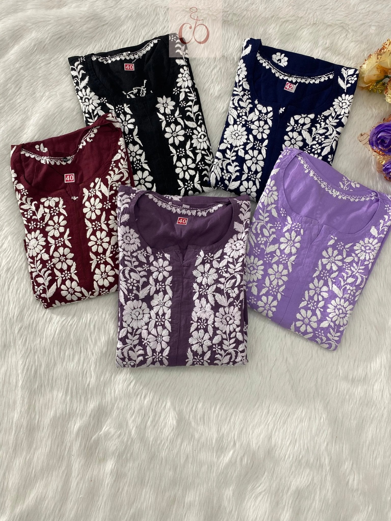 Premium Modal Cotton Heavy Work - chikankariofficial