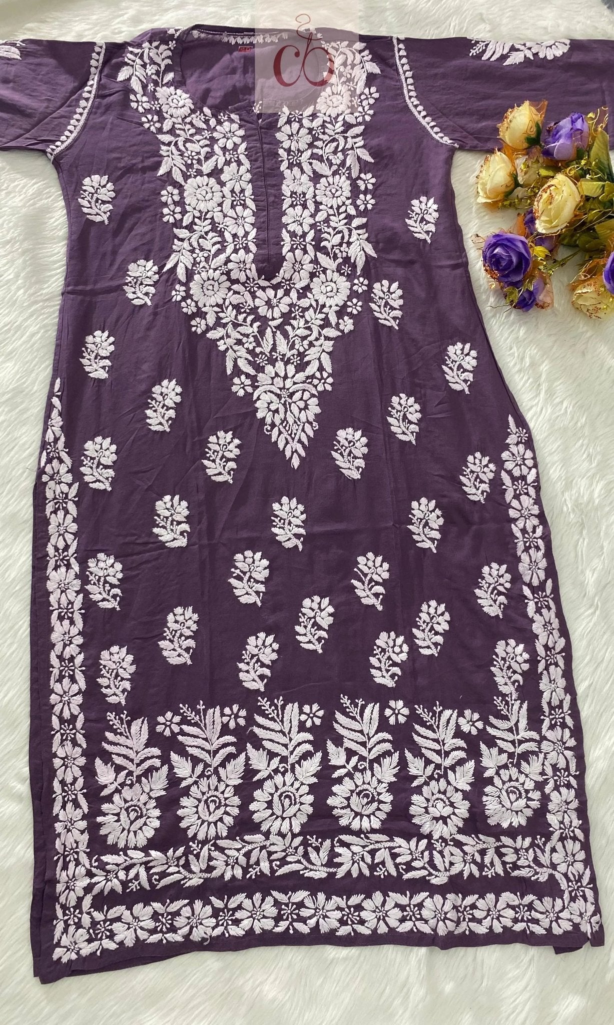 Premium Modal Cotton Heavy Work - chikankariofficial