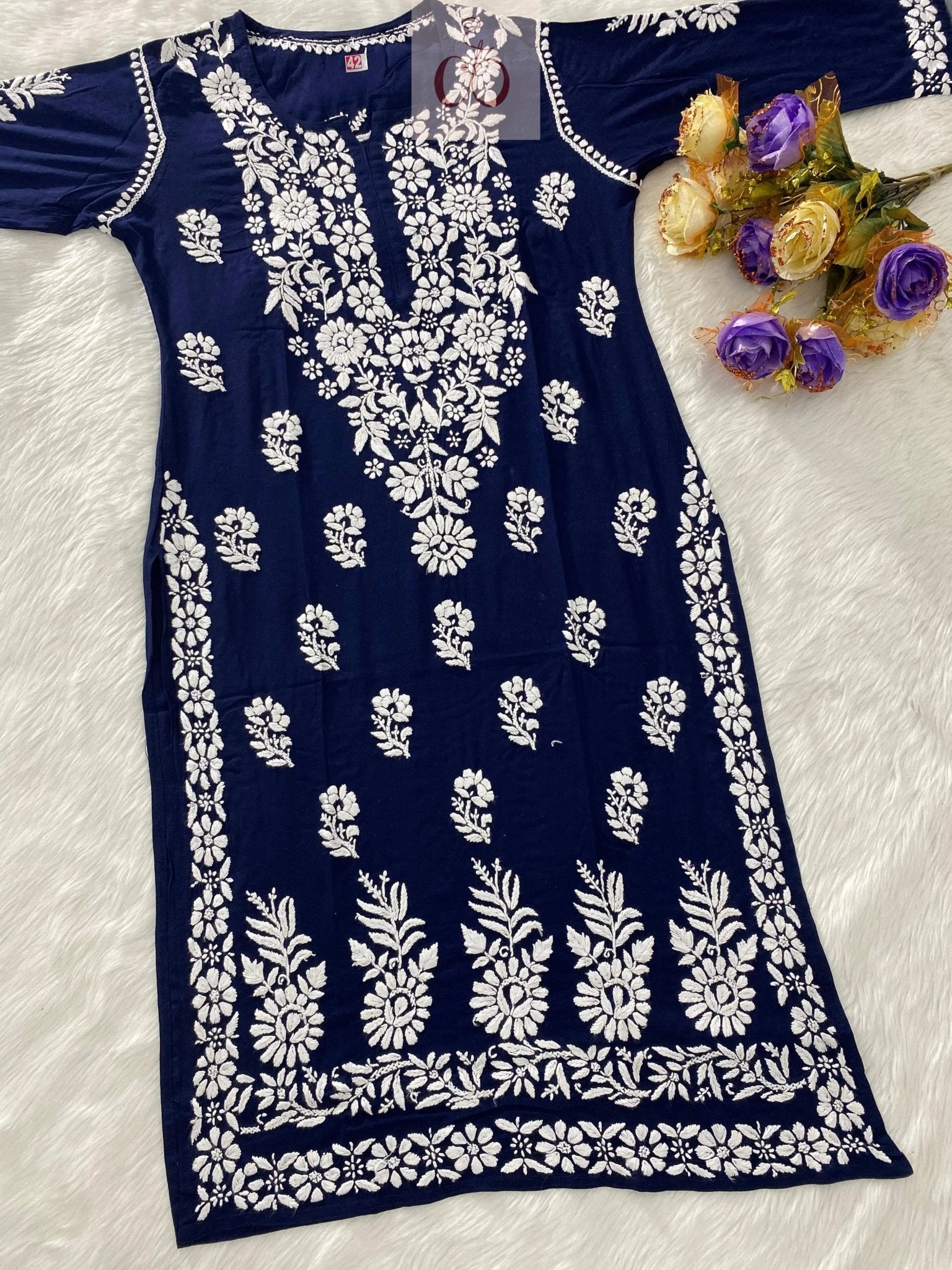 Premium Modal Cotton Heavy Work - chikankariofficial