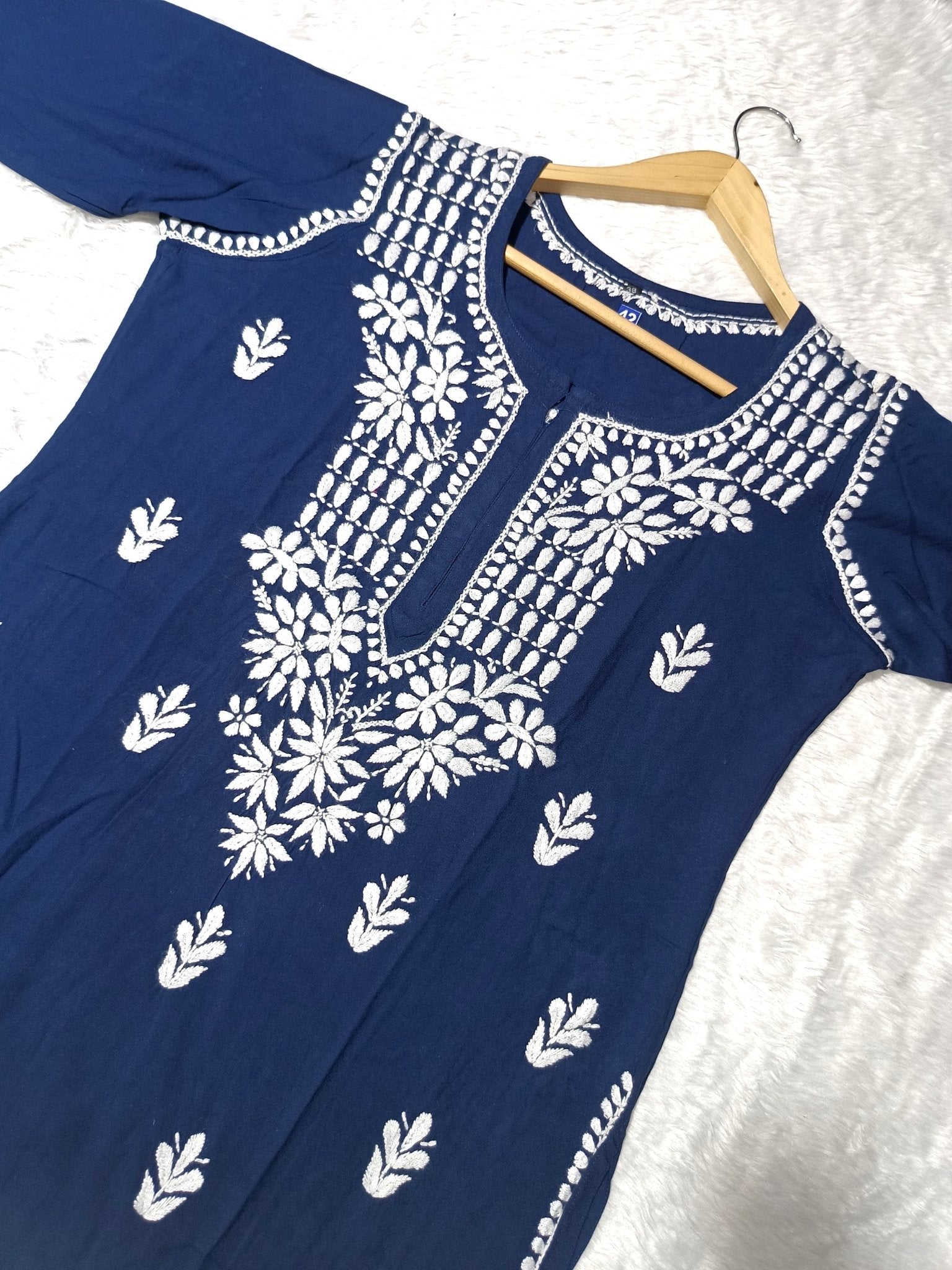 Premium Rayon Kurti Fabric - chikankariofficial