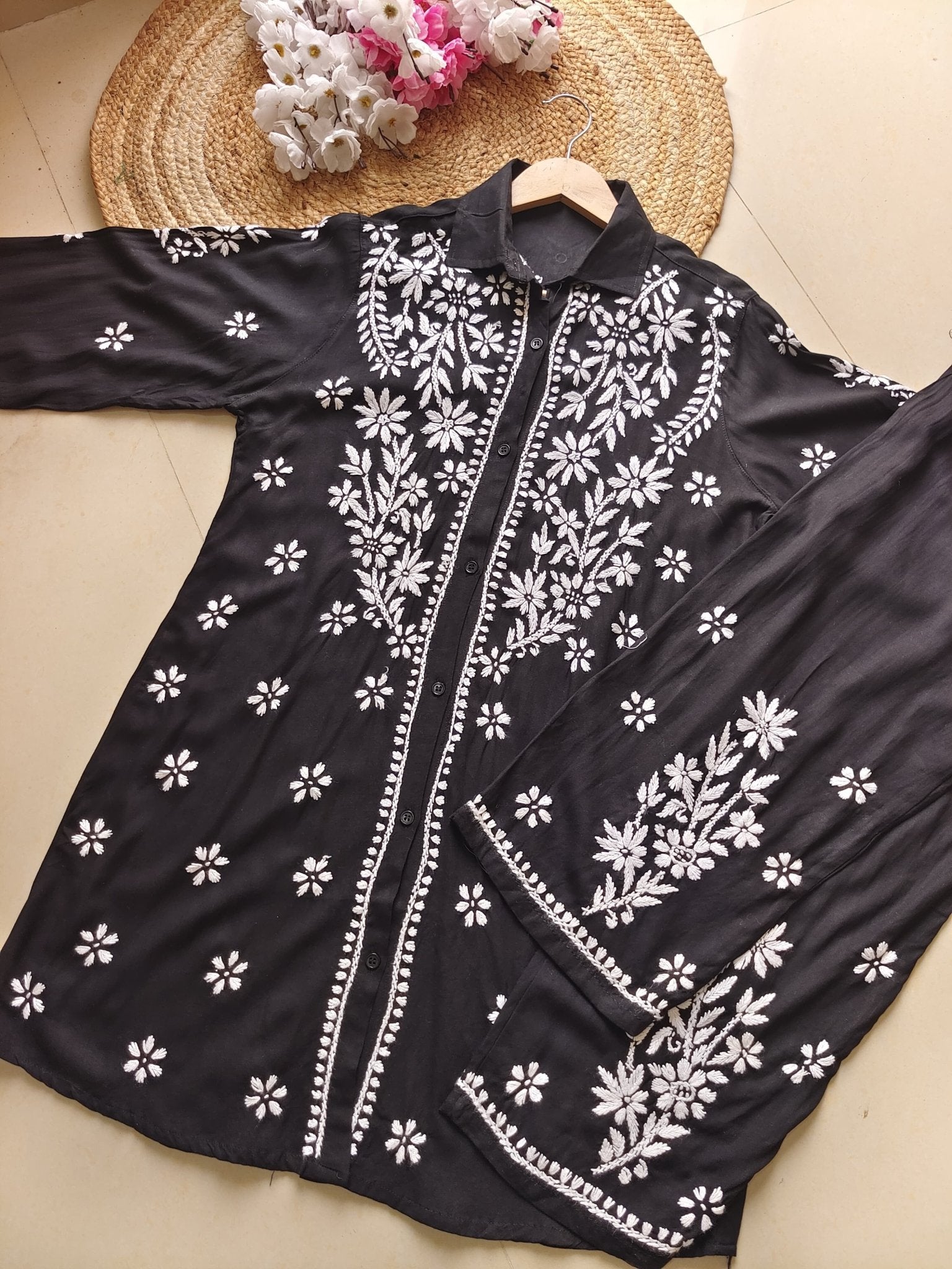 Premium Rayon Shirt Pant Co ord Sets - chikankariofficial