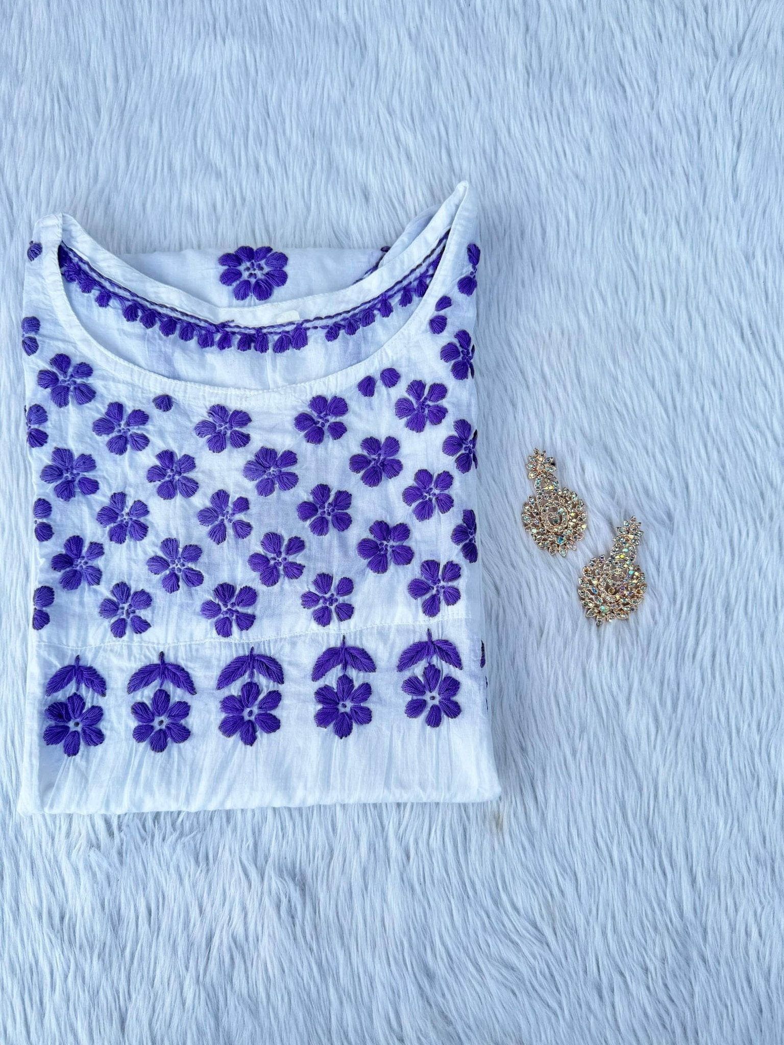 Premium Soft chikankari Top - chikankariofficial