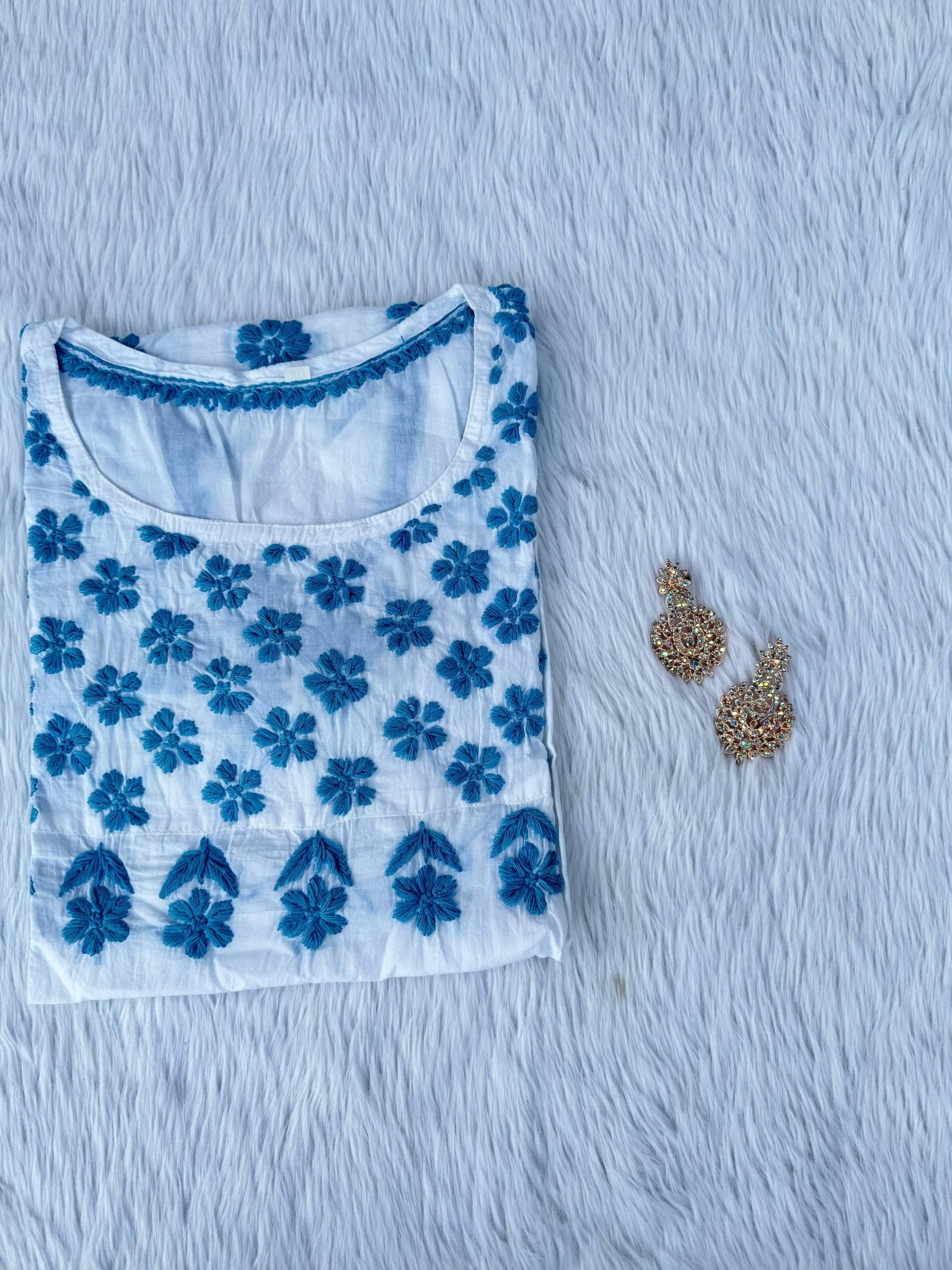 Premium Soft chikankari Top - chikankariofficial