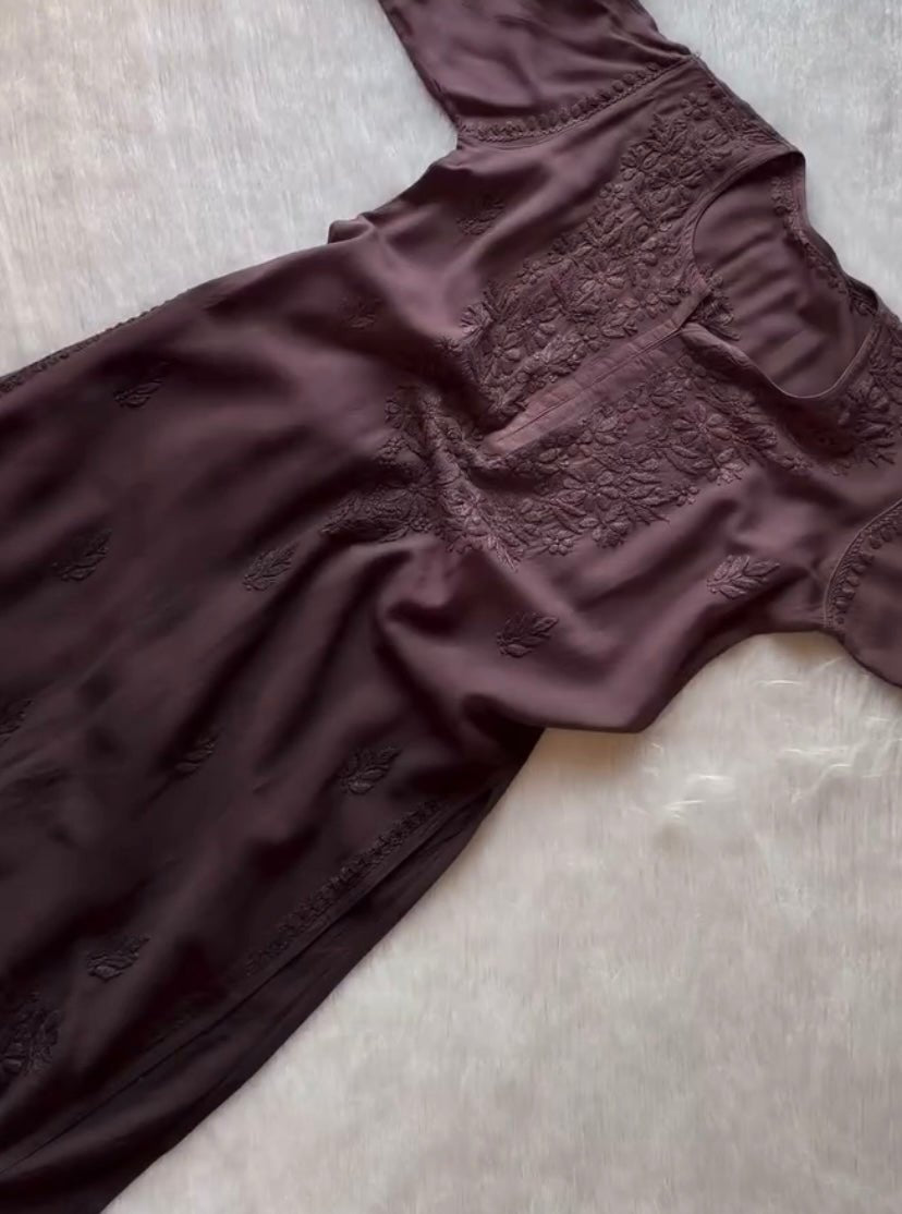 Premium super soft rayon in extra beautifull colours ( best selling kurti) - chikankariofficial