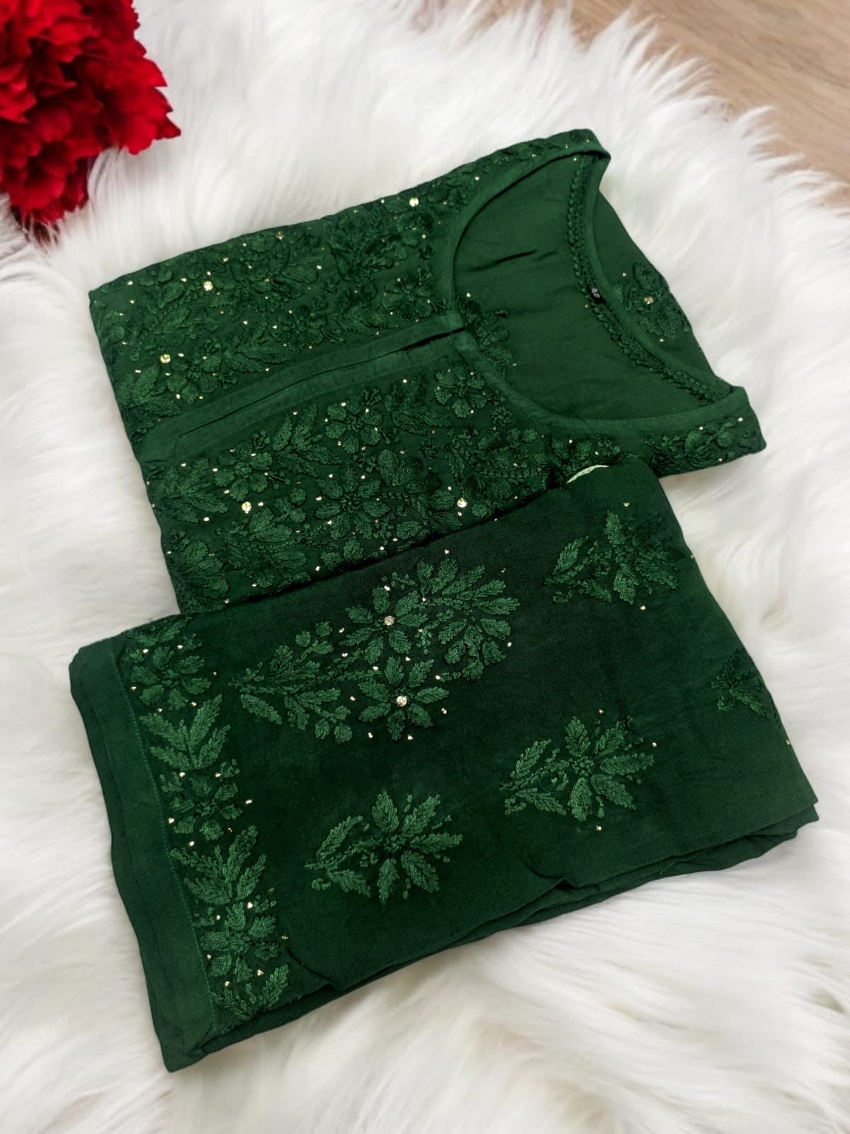 Premium Tone to tone Heavy Rayon combo Roopal Special - chikankariofficial