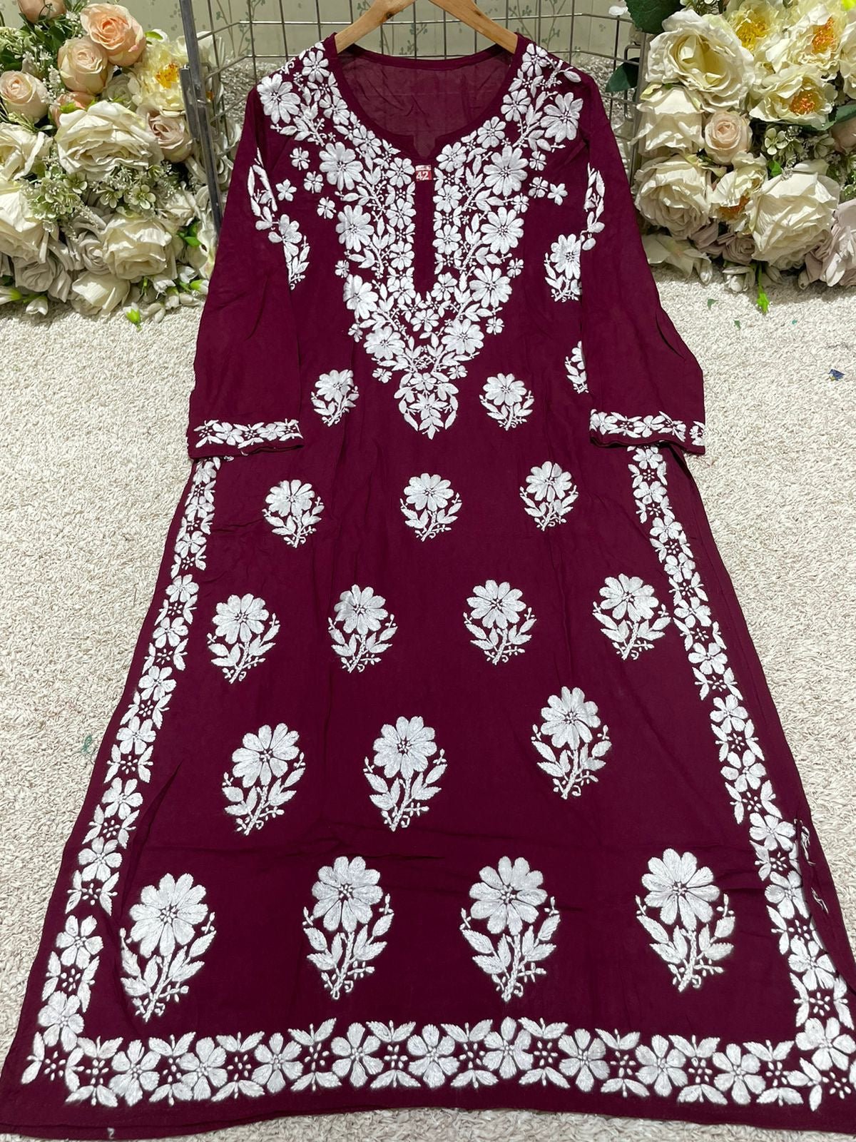 Presenting beautiful Modal Kurta - chikankariofficial