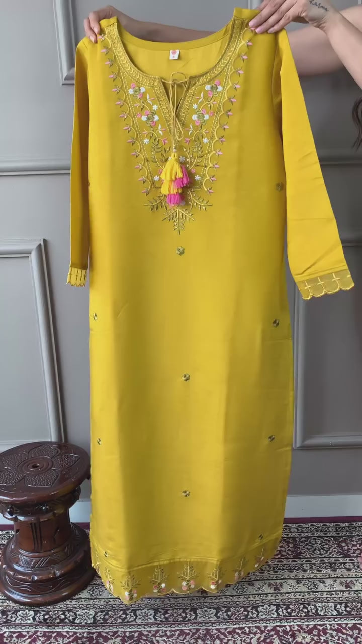 Haldi Special Fancy Top and Bottom & Dupatta