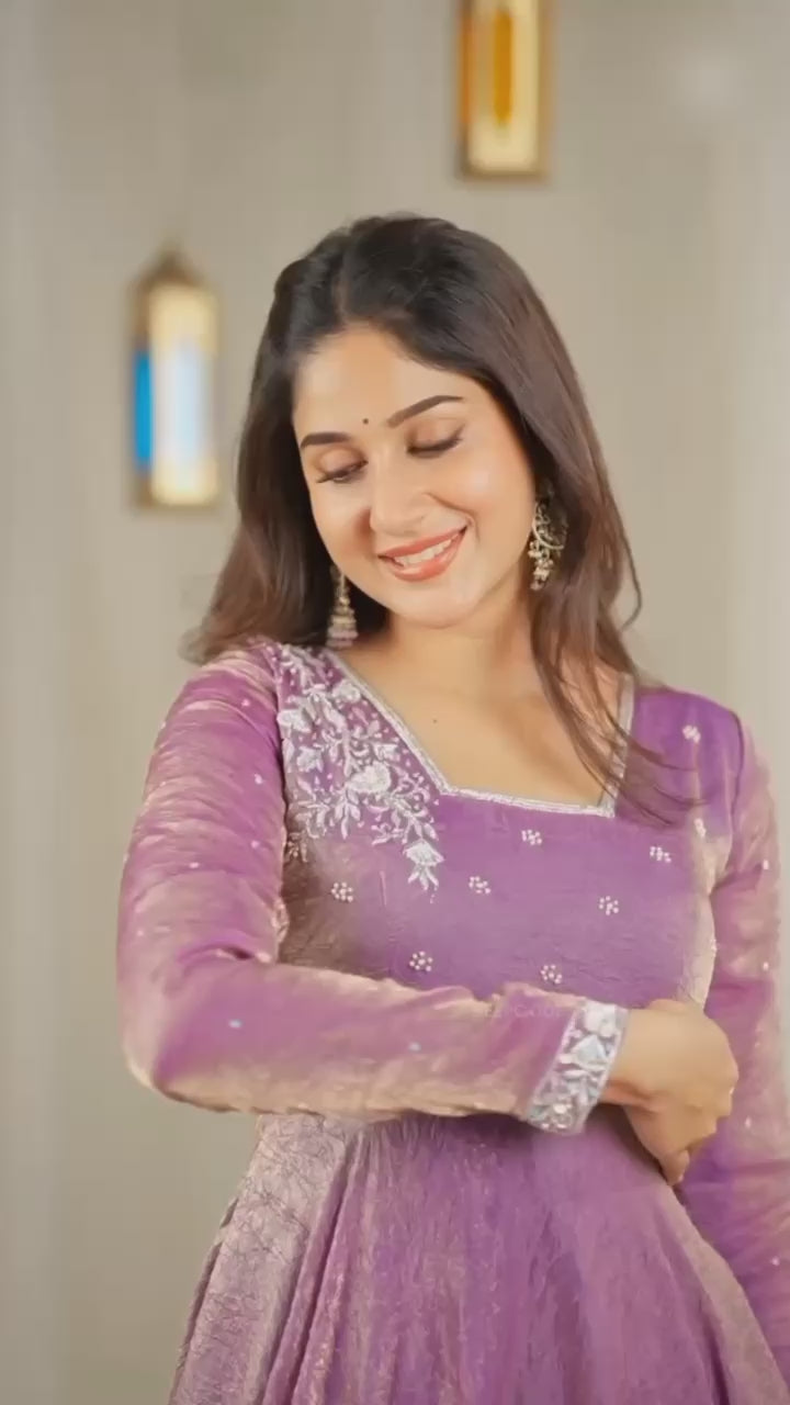 Heavy Designer Party Wear Gown with Dupatta