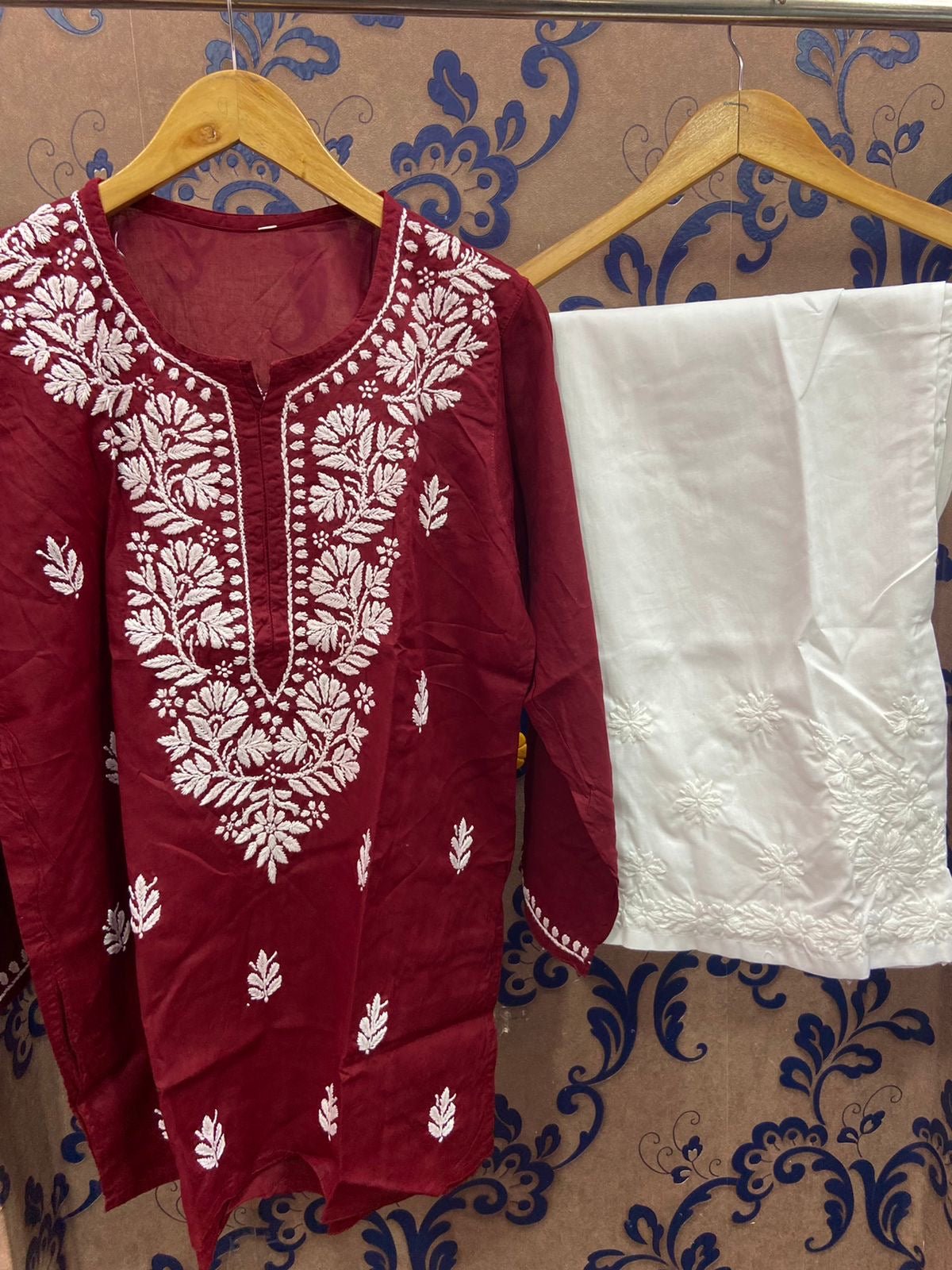 Pure Cotton short Tops - chikankariofficial