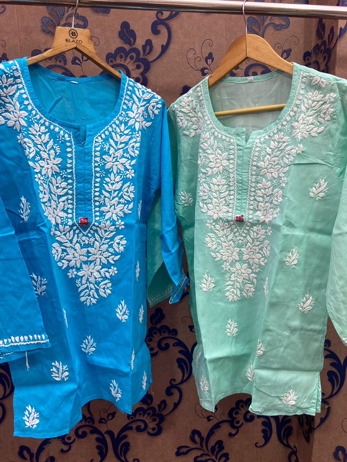 Pure Cotton short Tops - chikankariofficial