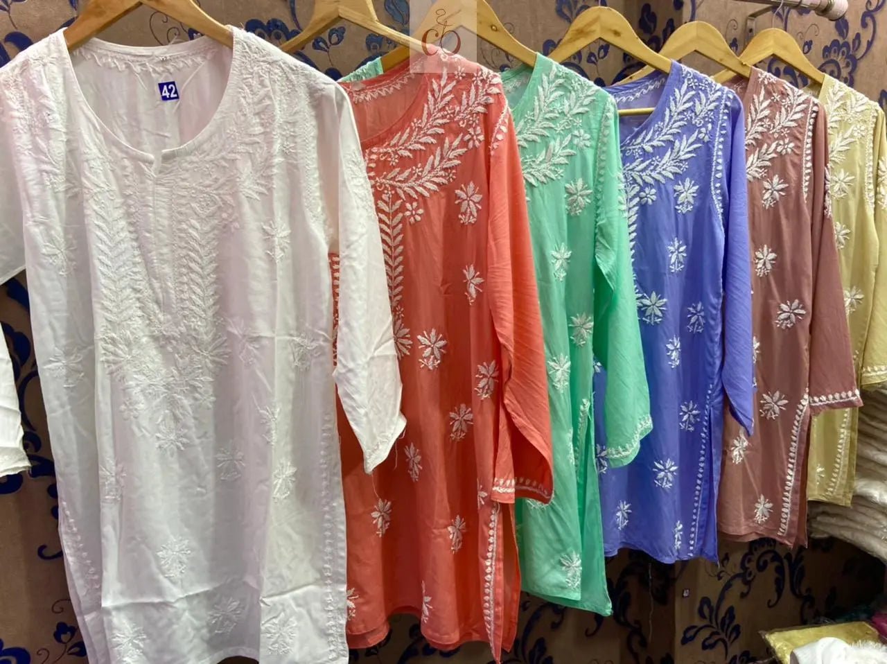 Pure Modal Soft n silky Short Top - chikankariofficial