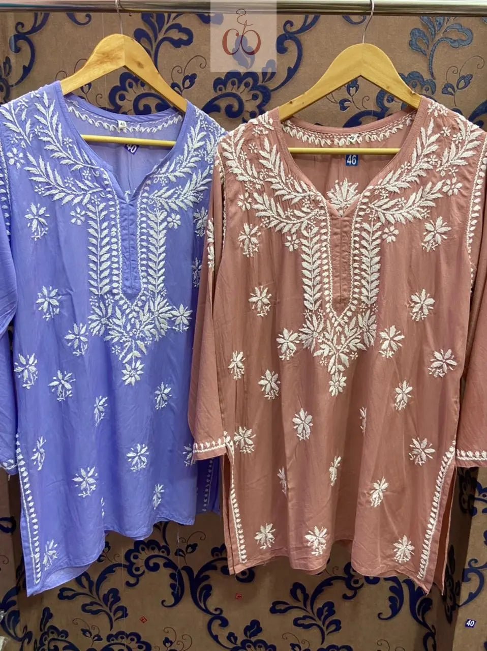 Pure Modal Soft n silky Short Top - chikankariofficial