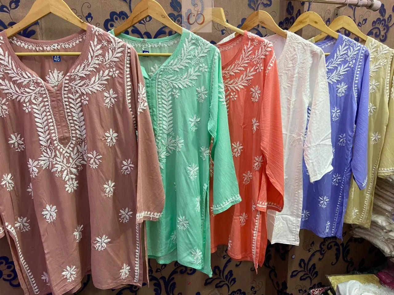 Pure Modal Soft n silky Short Top - chikankariofficial