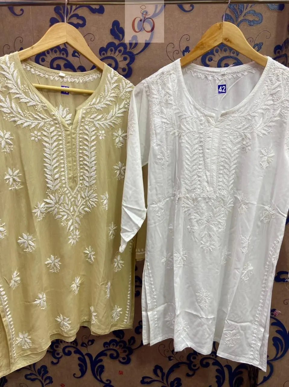 Pure Modal Soft n silky Short Top - chikankariofficial