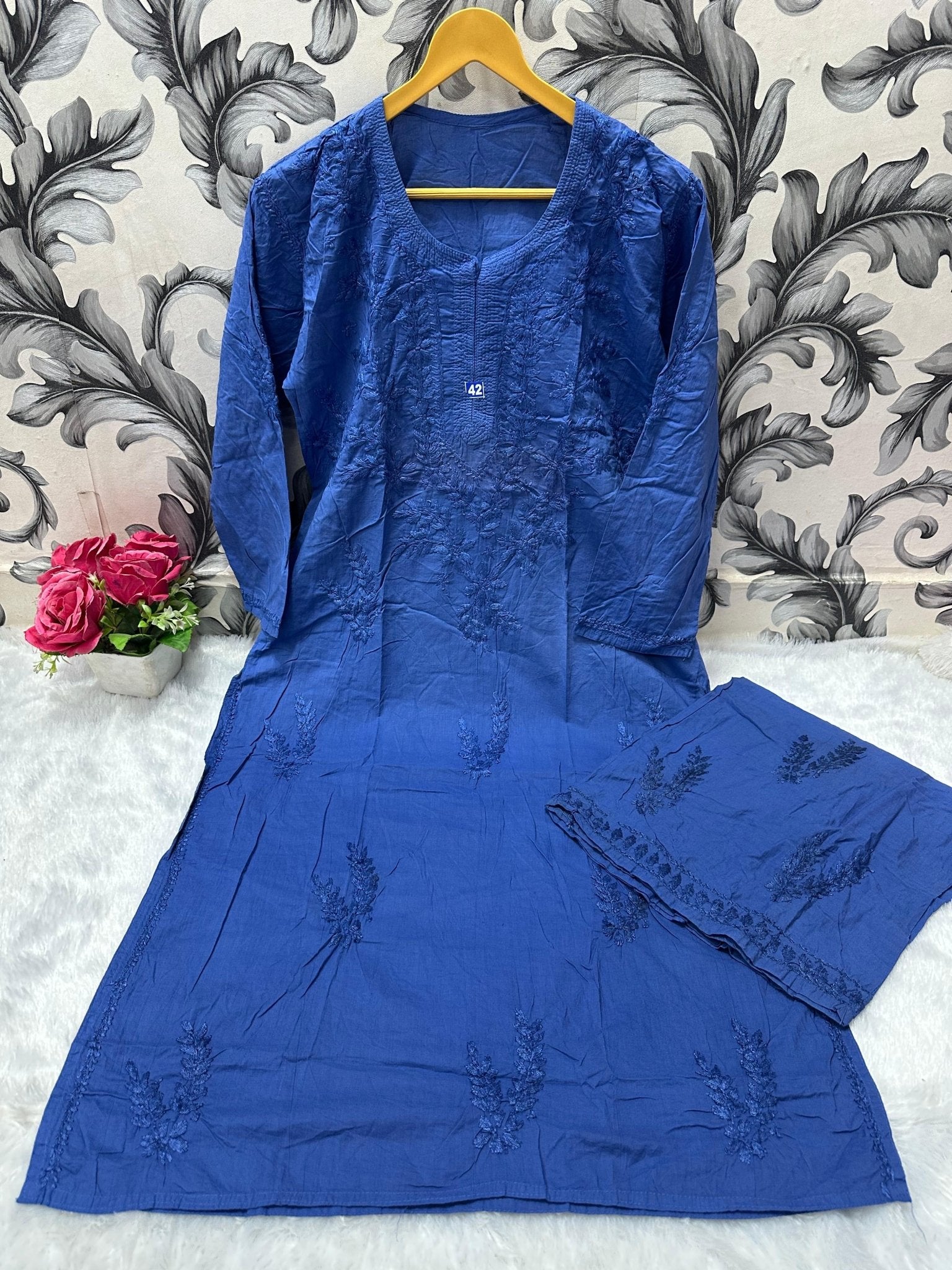 Pure Mul Cotton Plazzo Combo - chikankariofficial