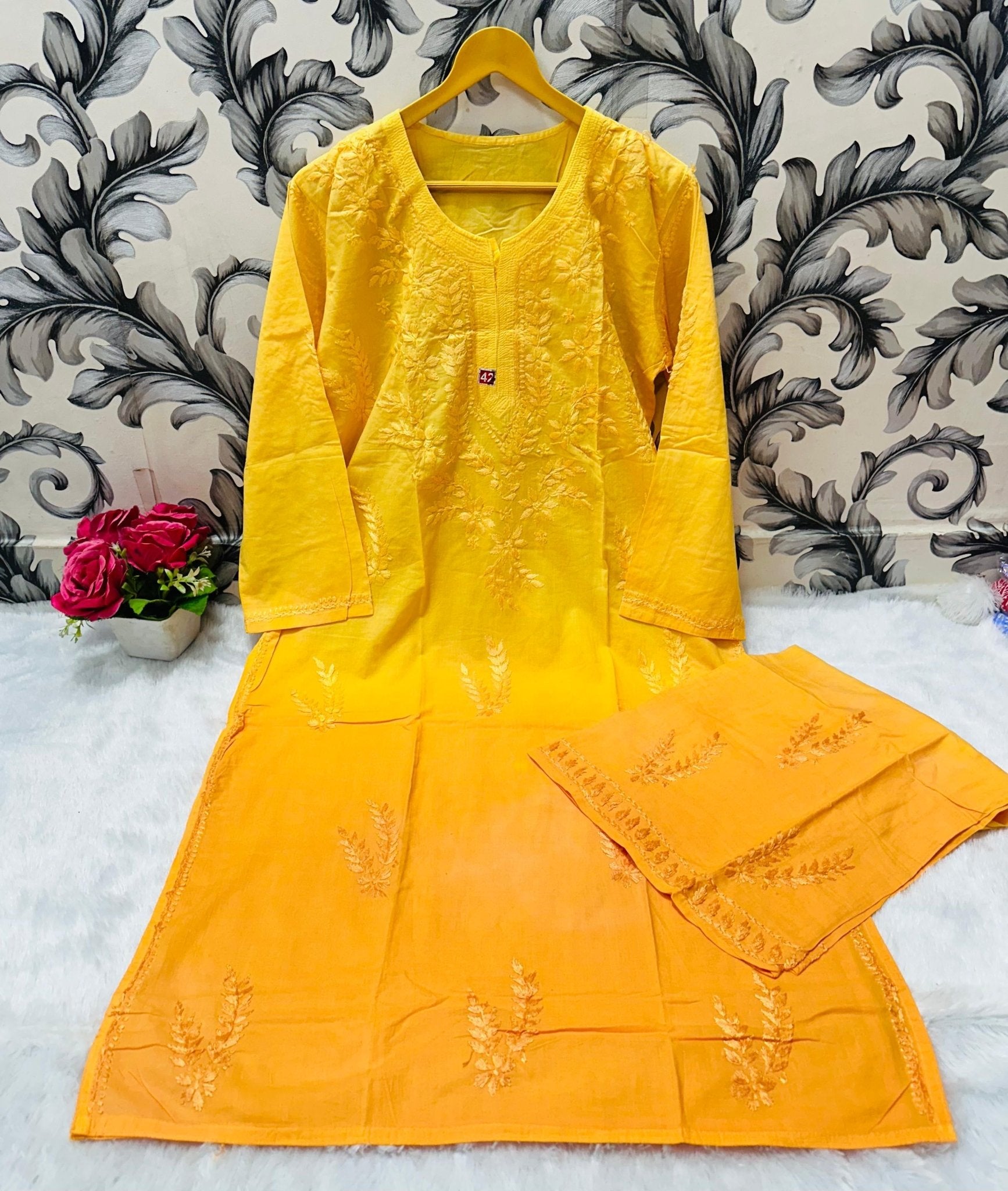 Pure Mul Cotton Plazzo Combo - chikankariofficial