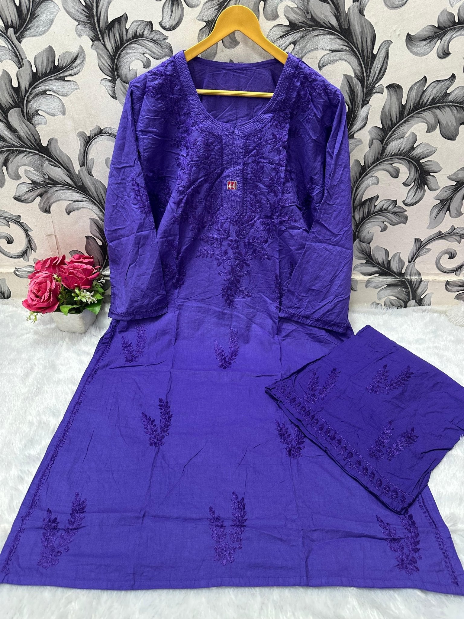 Pure Mul Cotton Plazzo Combo - chikankariofficial