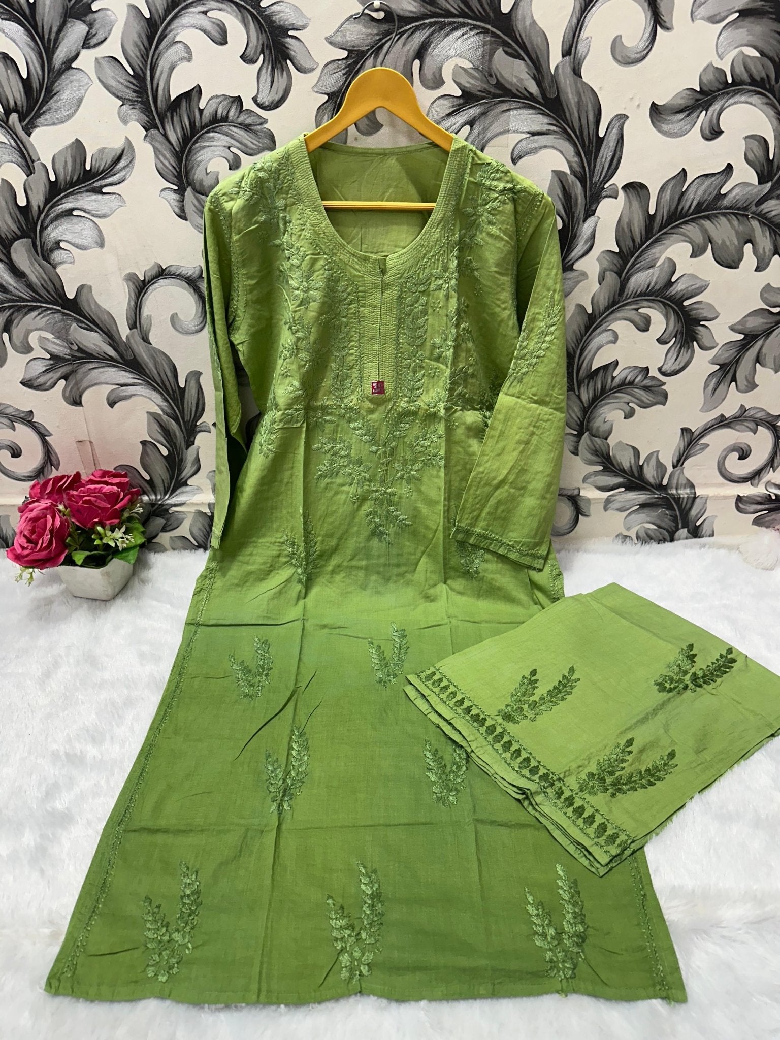 Pure Mul Cotton Plazzo Combo - chikankariofficial