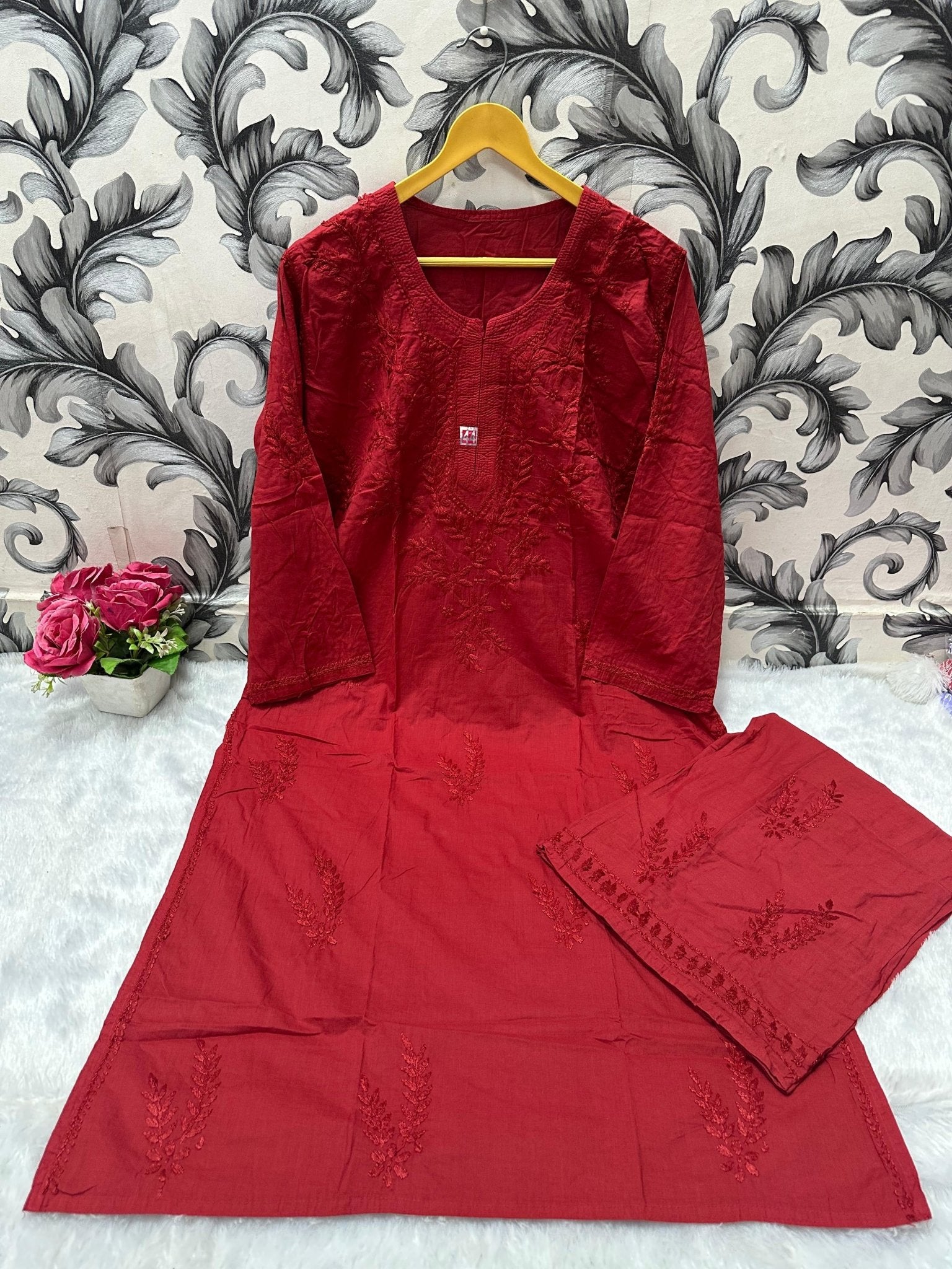 Pure Mul Cotton Plazzo Combo - chikankariofficial