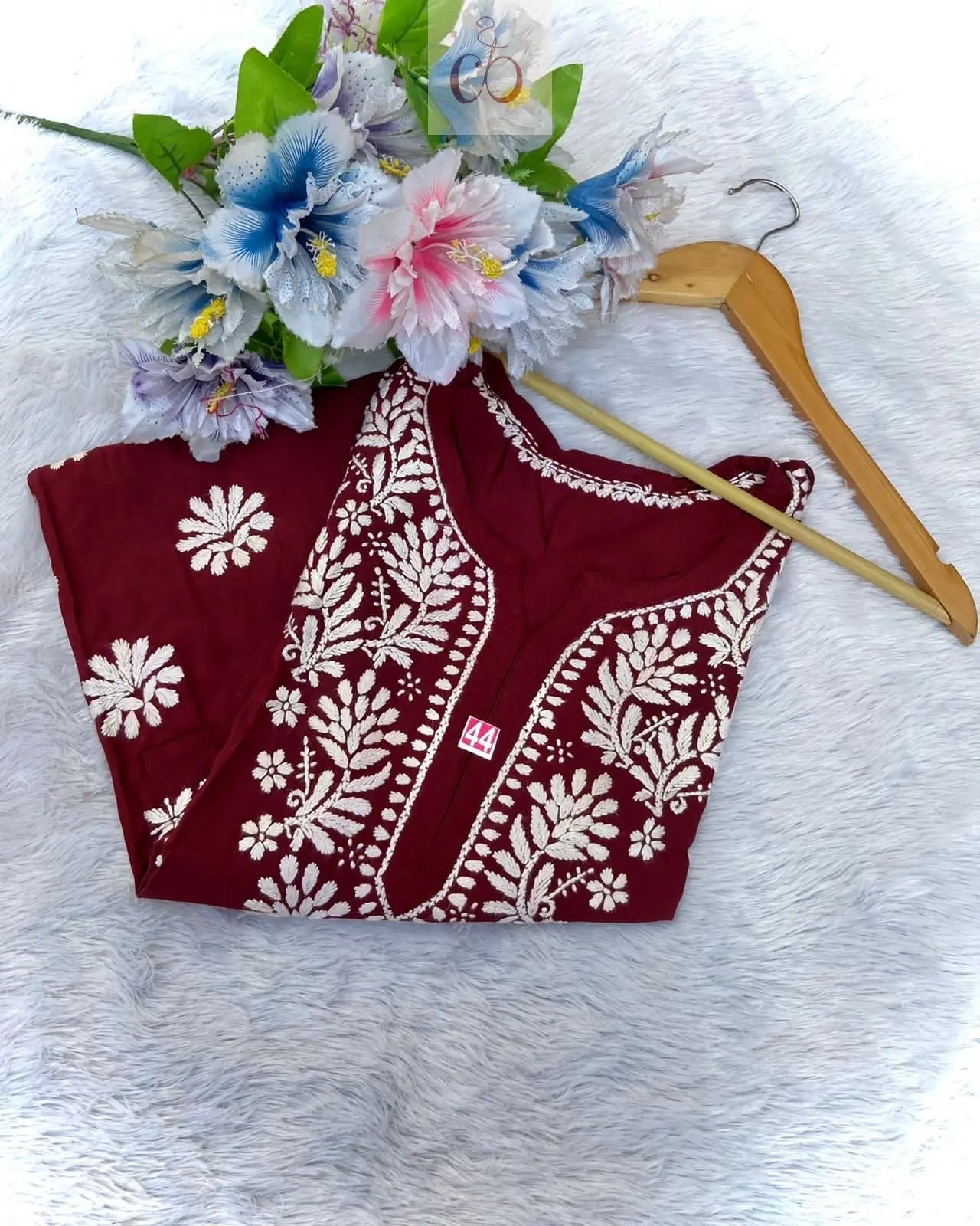 Pure soft Modal Chikankari Kurtas - chikankariofficial