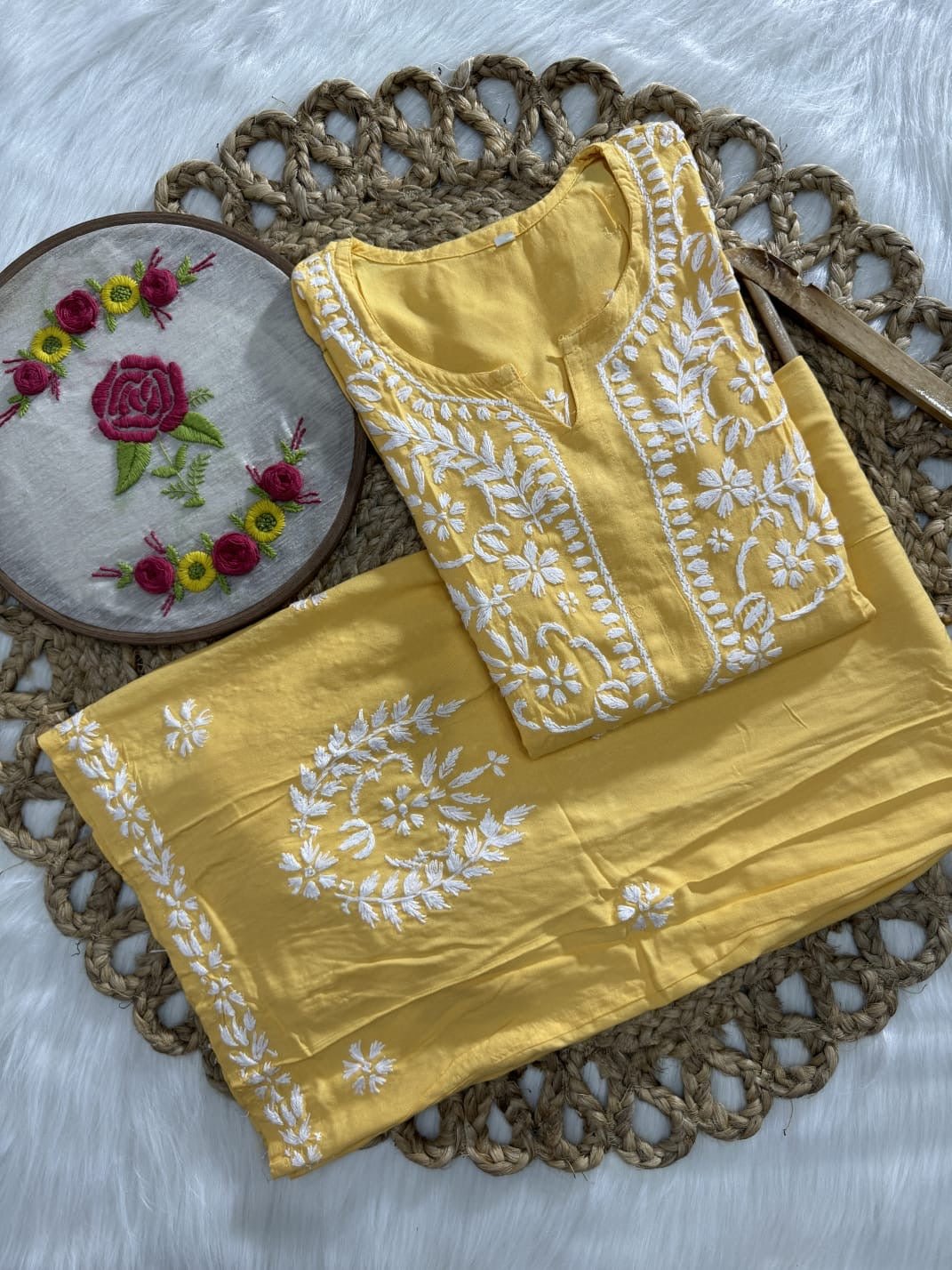 Rayon New Concept Plazzo Combo - chikankariofficial