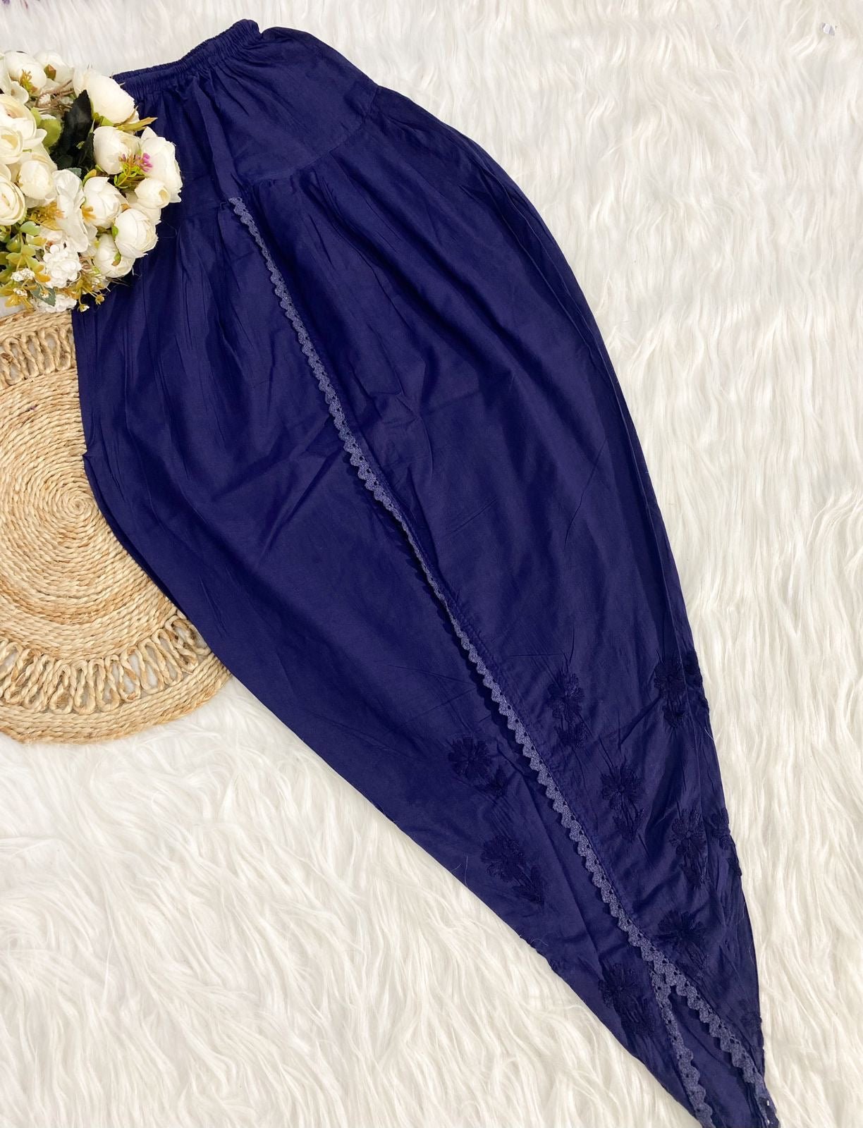 Short Dhoti Co ord Set - chikankariofficial