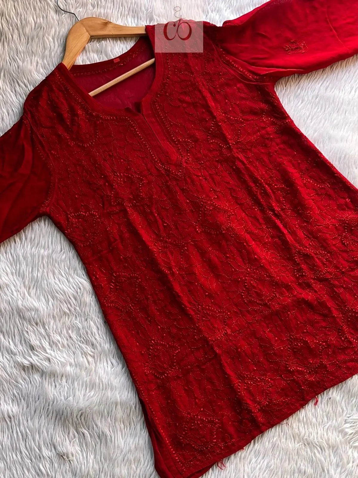 Short Viscose Pair - chikankariofficial