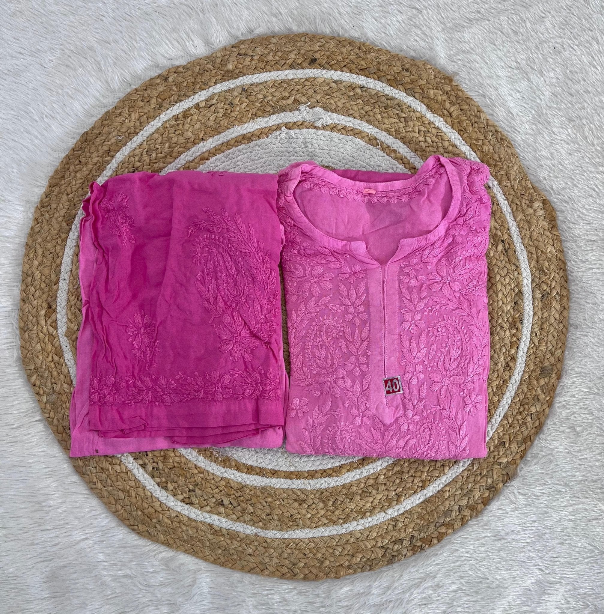 Soft & Comfy Reyon Dye Set - chikankariofficial