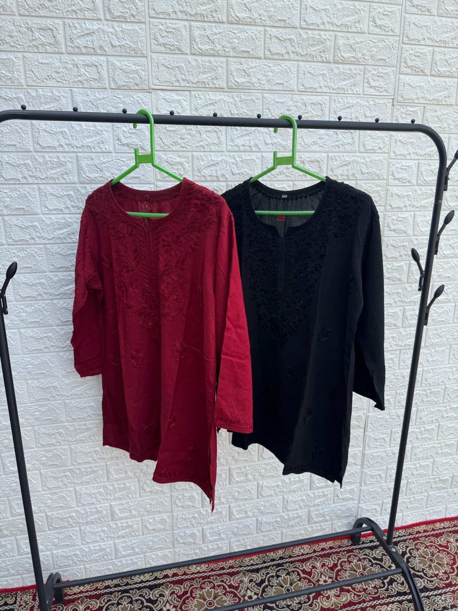 Soft Rayon Dyed Short Tops - chikankariofficial