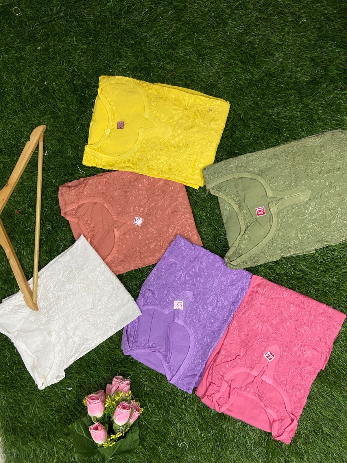 Soft Silky Rayon Short tops - chikankariofficial