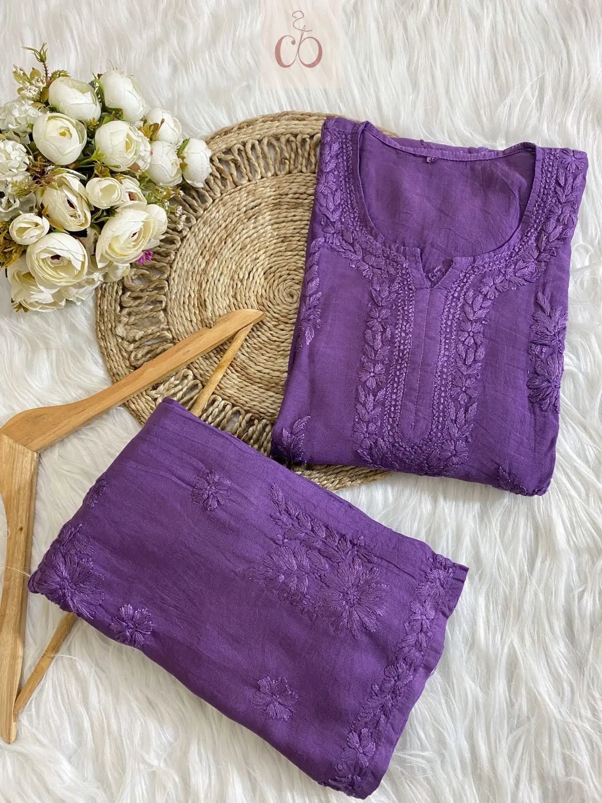 Summer Essential Dyed Chanderi Combo ( Neetu Special ) - chikankariofficial