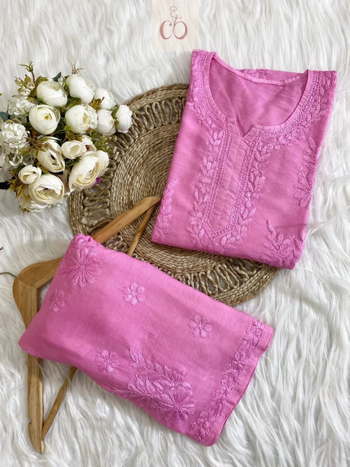 Summer Essential Dyed Chanderi Combo ( Neetu Special ) - chikankariofficial