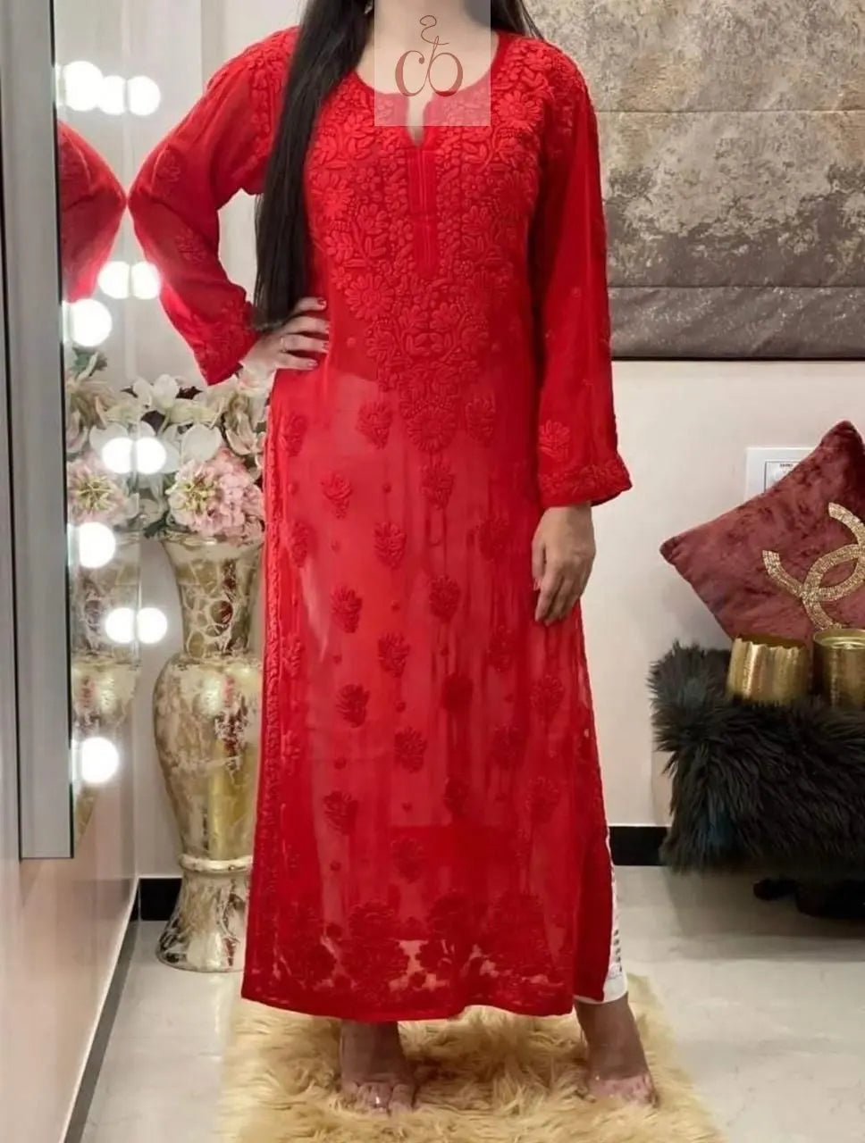 The Heart Of Lucknowi Chikankari 🫰🏻 - chikankariofficial