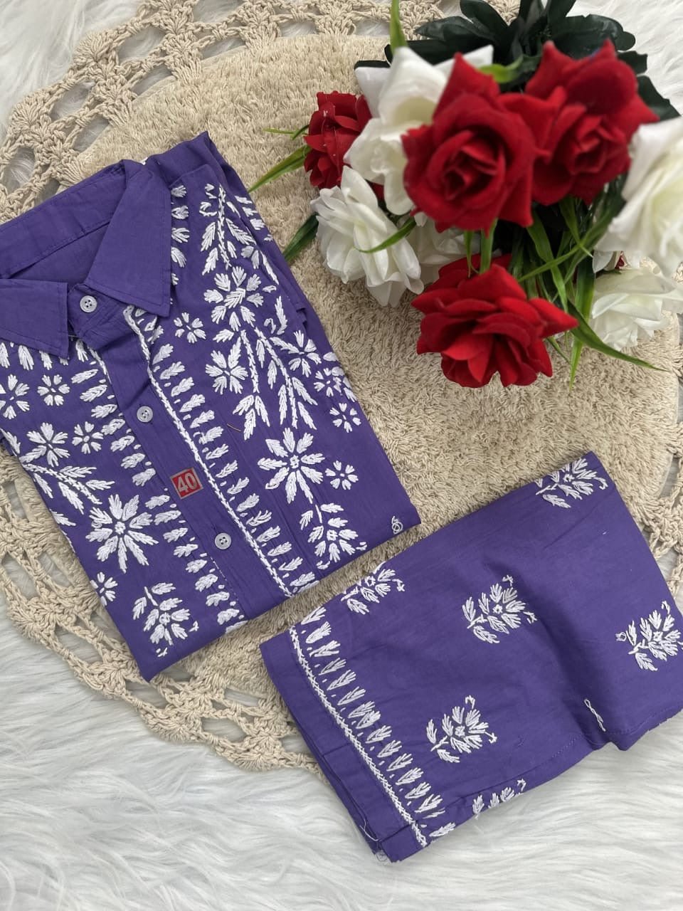 Trending Chikan pant Set - chikankariofficial